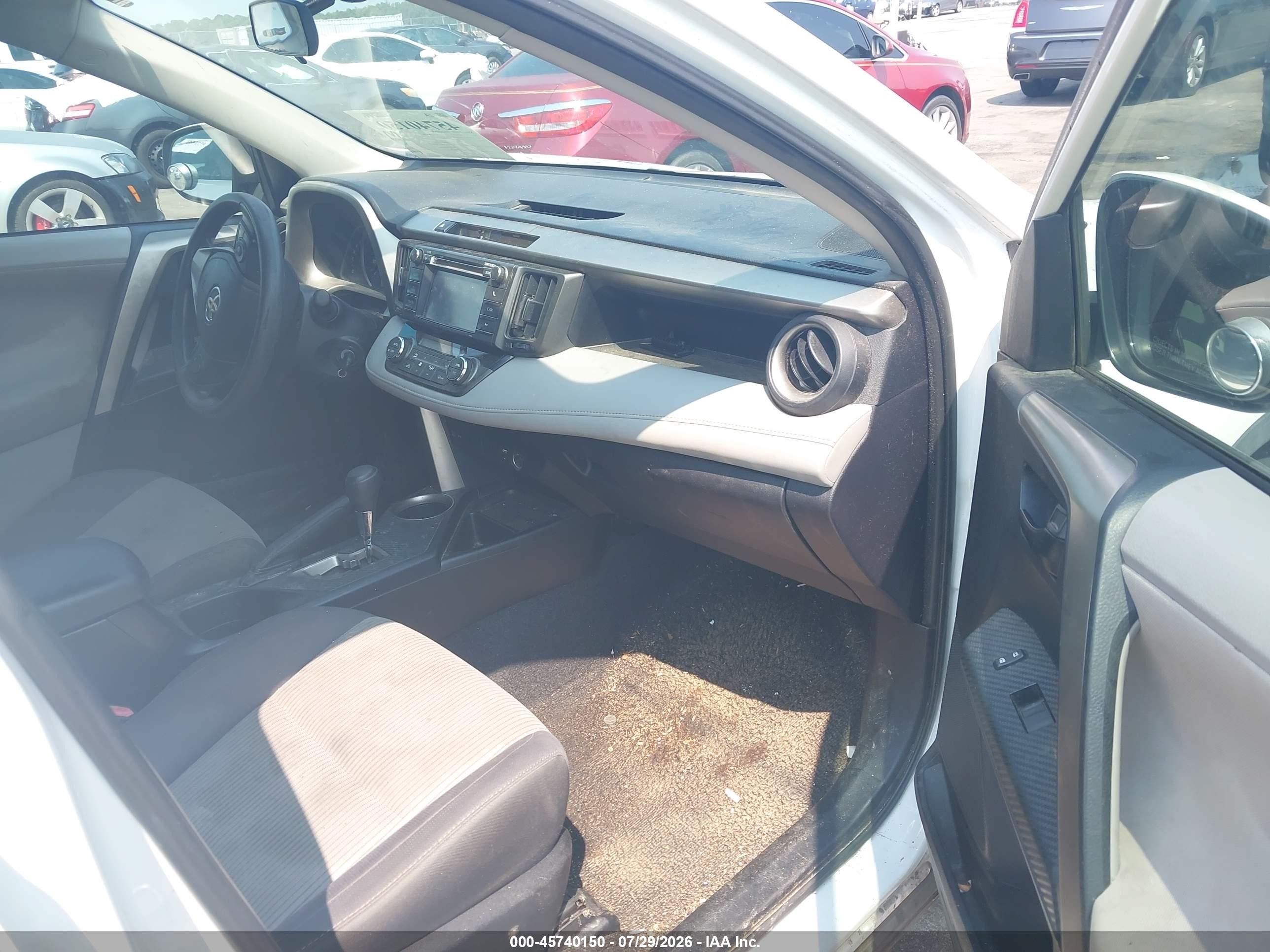 2013 Toyota Rav4 Xle White vin: 2T3WFREV7DW061347