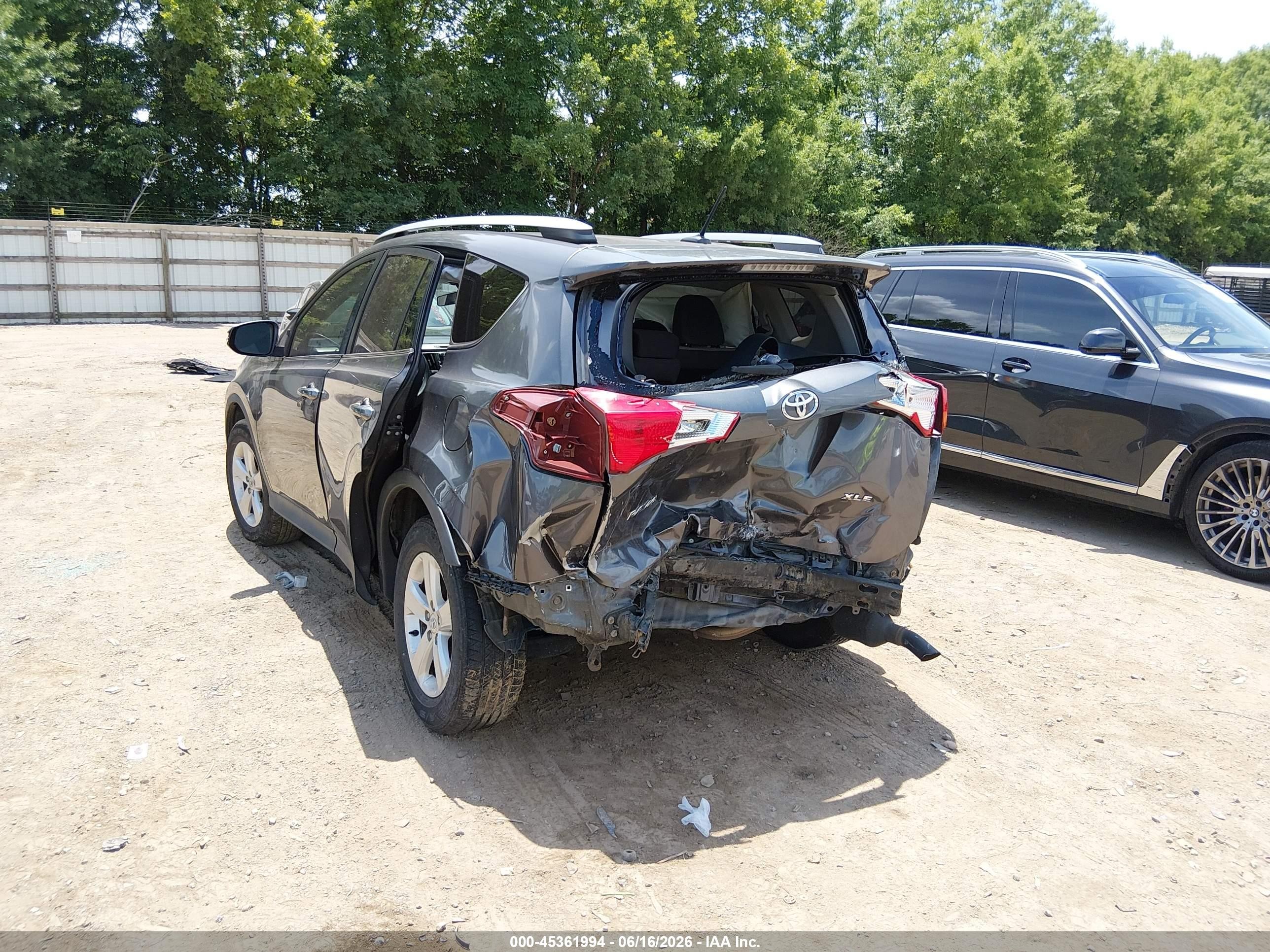 2014 Toyota Rav4 Xle Gray vin: 2T3WFREV7EW076724