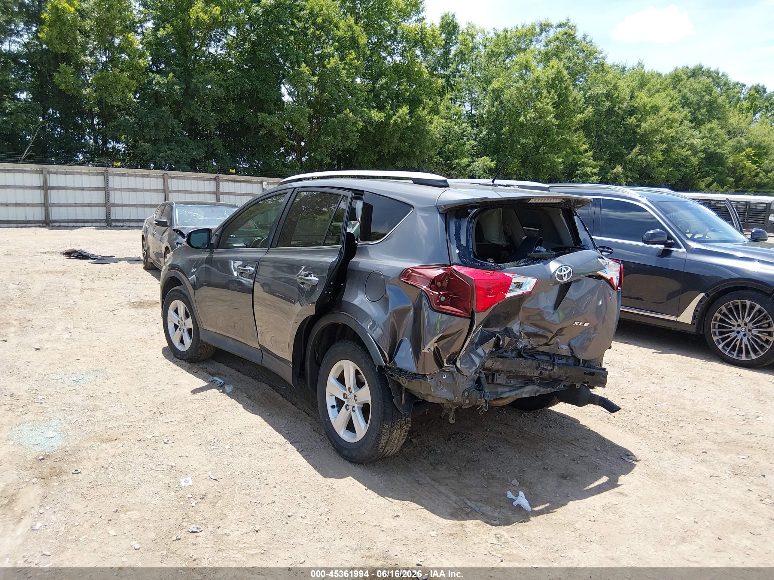 2014 Toyota Rav4 Xle Gray vin: 2T3WFREV7EW076724