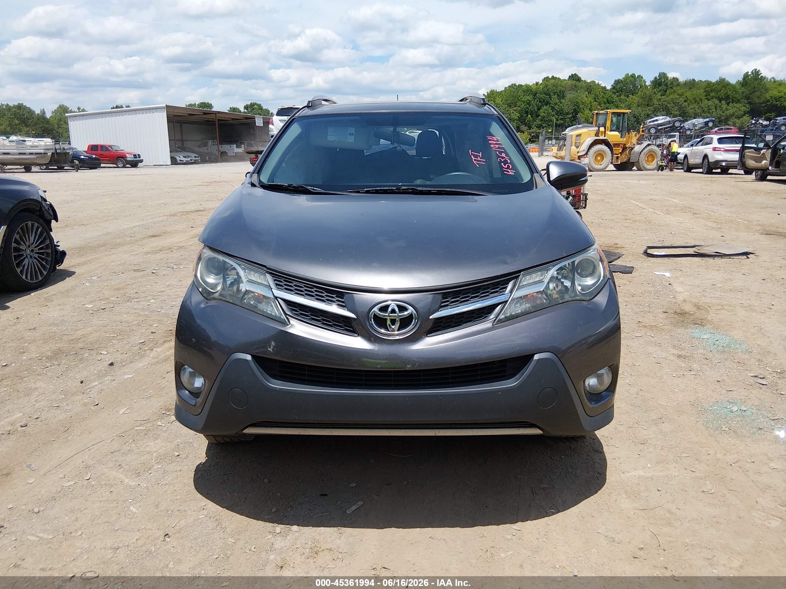 2014 Toyota Rav4 Xle Gray vin: 2T3WFREV7EW076724