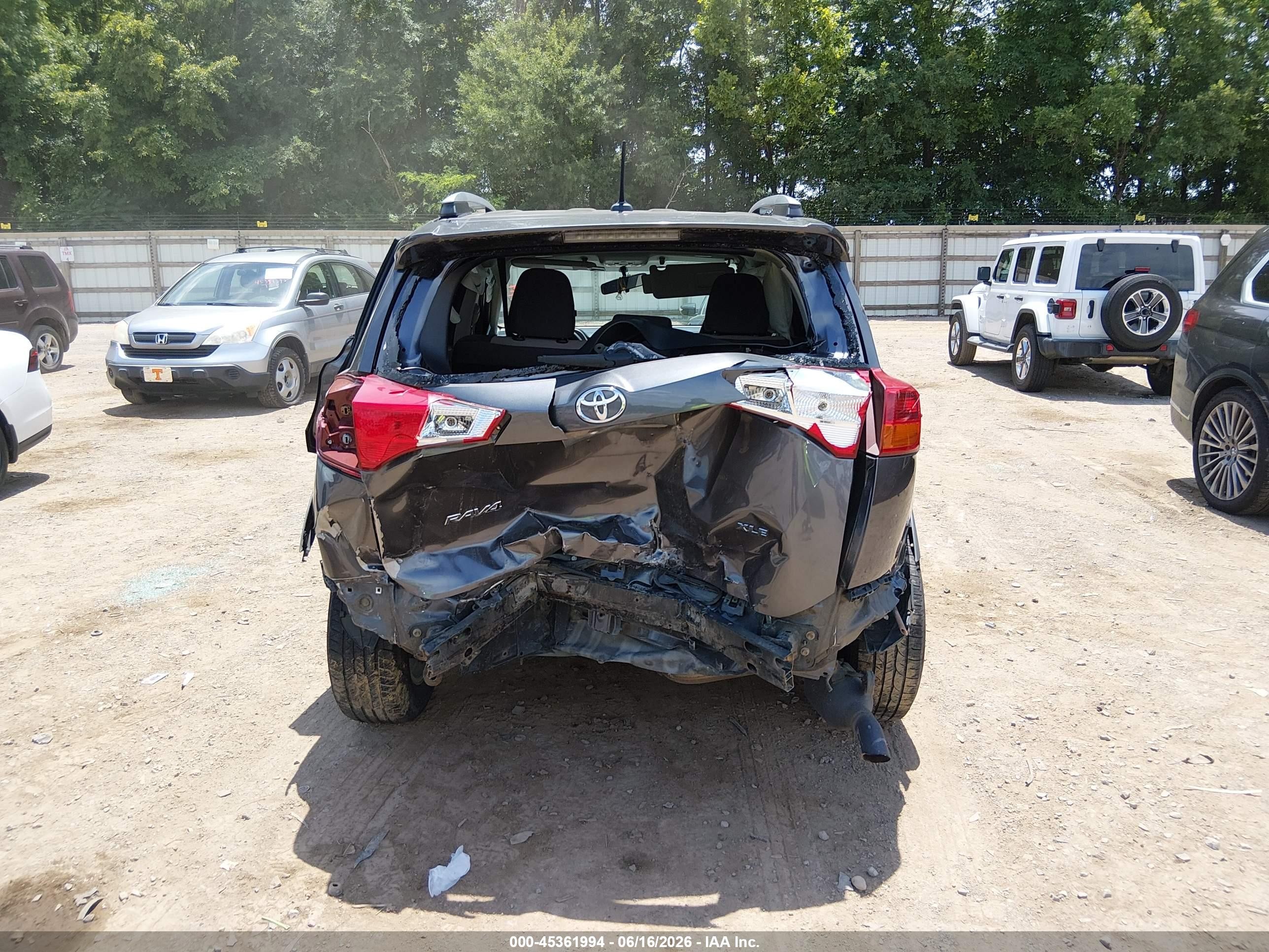 2014 Toyota Rav4 Xle Gray vin: 2T3WFREV7EW076724