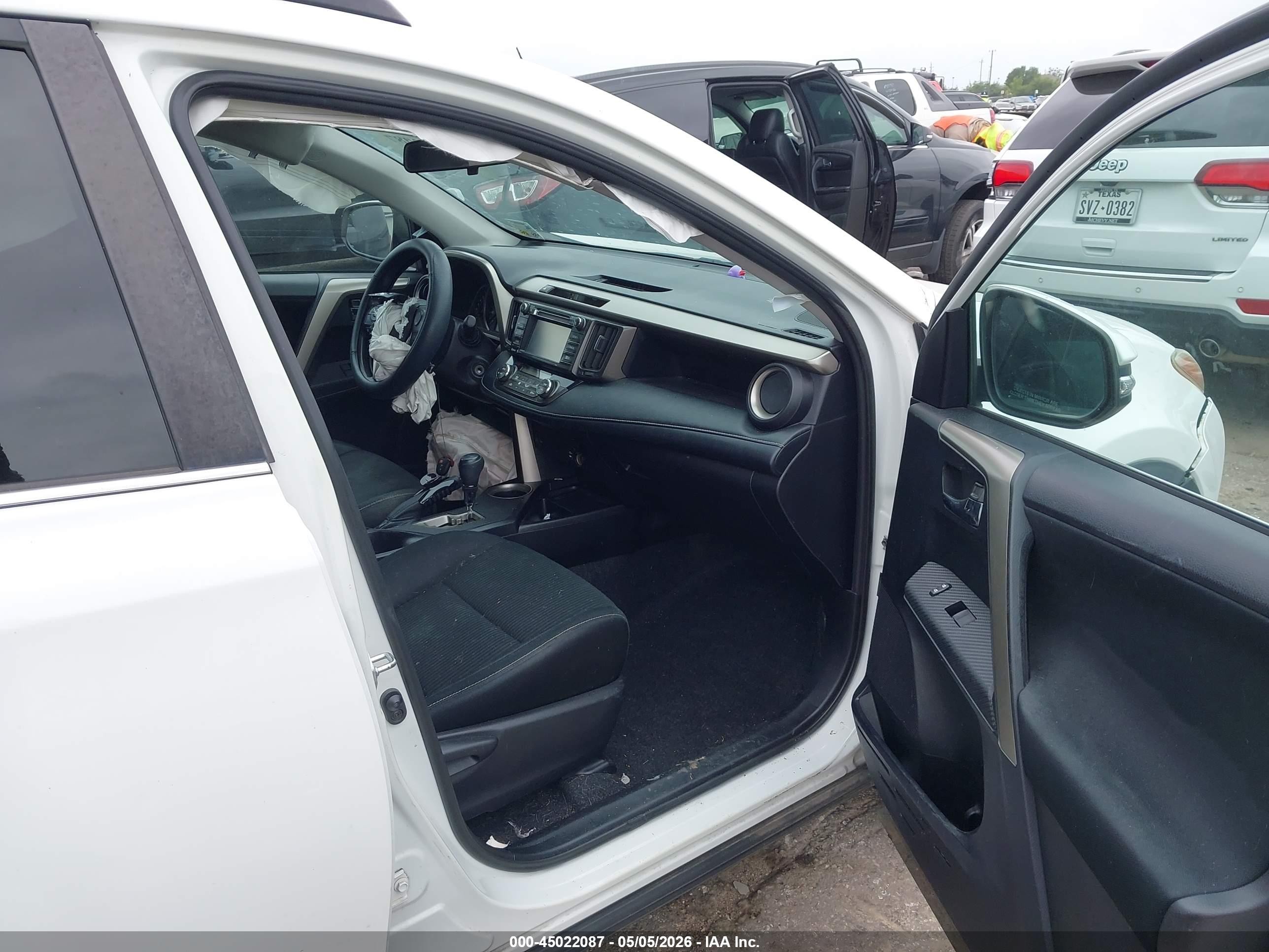 2014 Toyota Rav4 Xle White vin: 2T3WFREV7EW119488