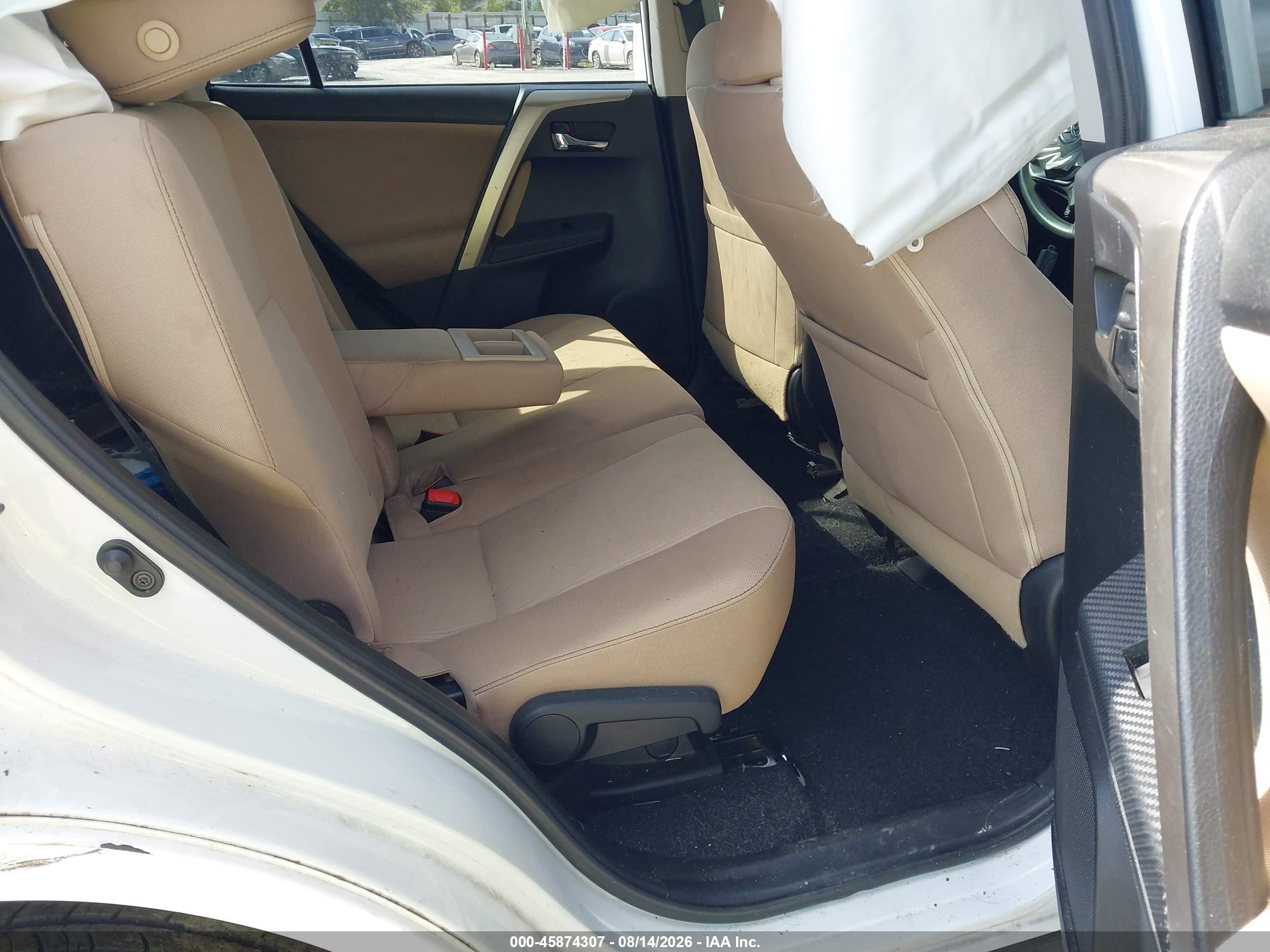 2015 Toyota Rav4 Xle Белый vin: 2T3WFREV7FW141301