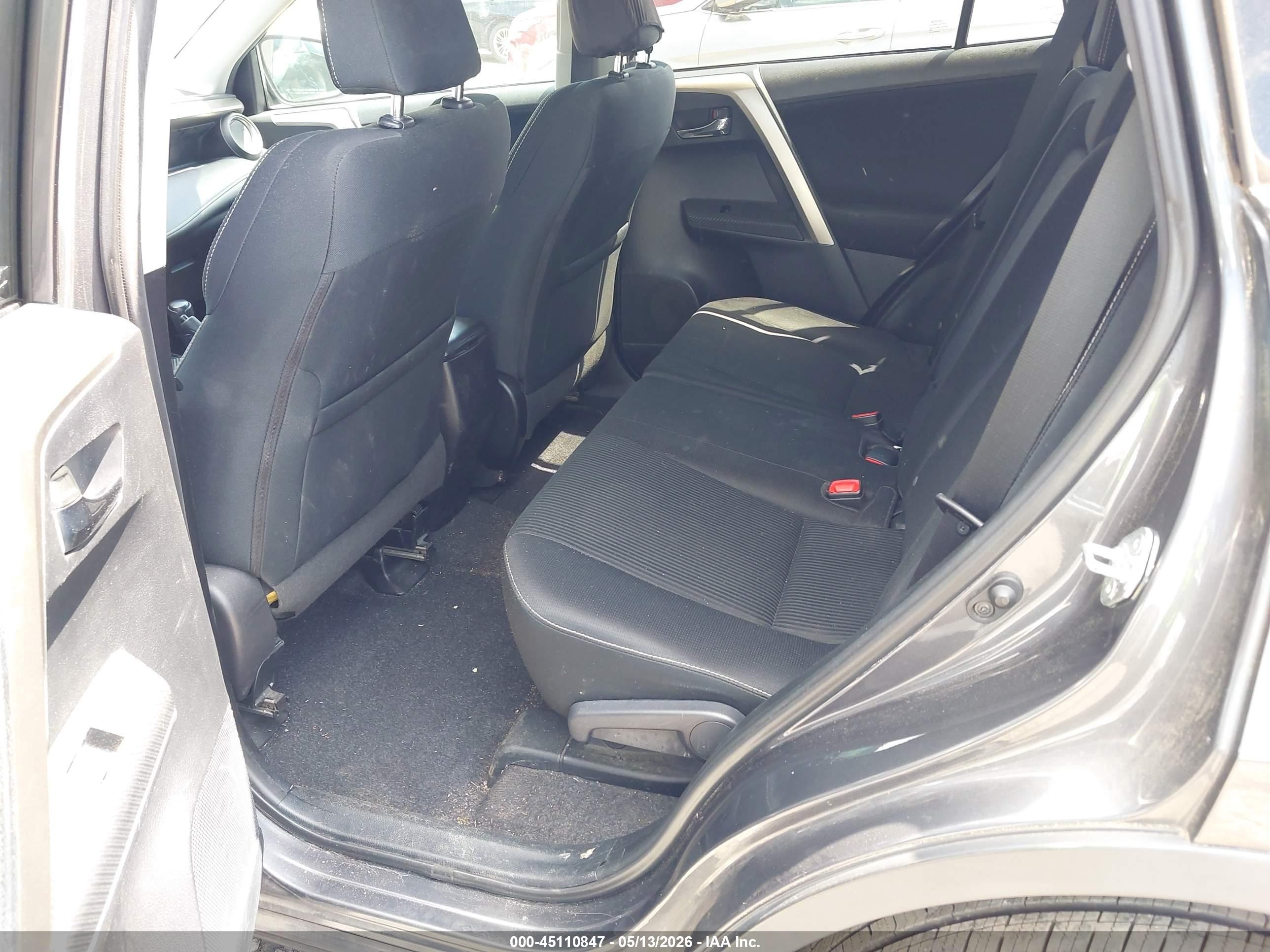 2015 Toyota Rav4 Xle Gray vin: 2T3WFREV7FW190062