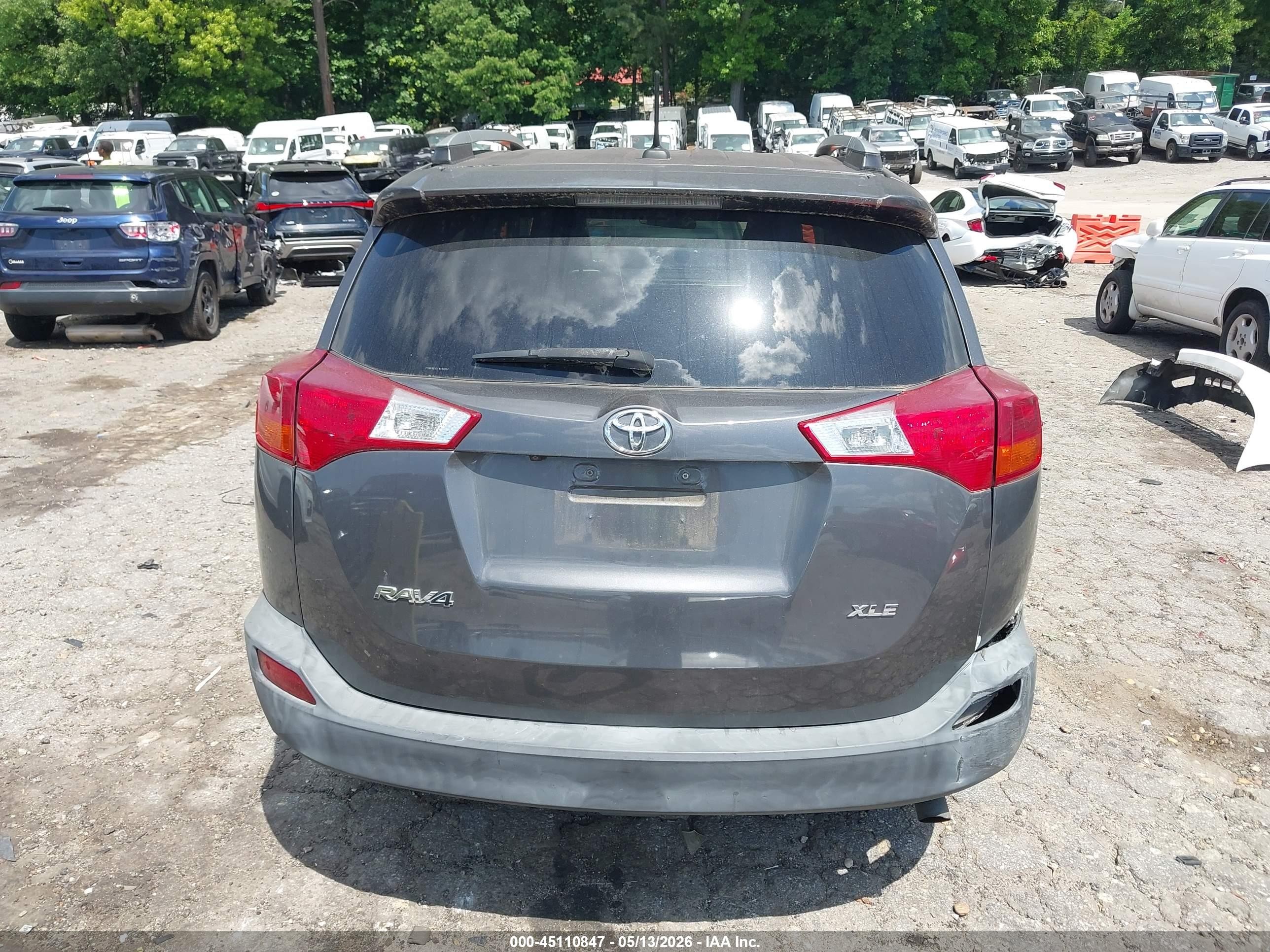 2015 Toyota Rav4 Xle Gray vin: 2T3WFREV7FW190062