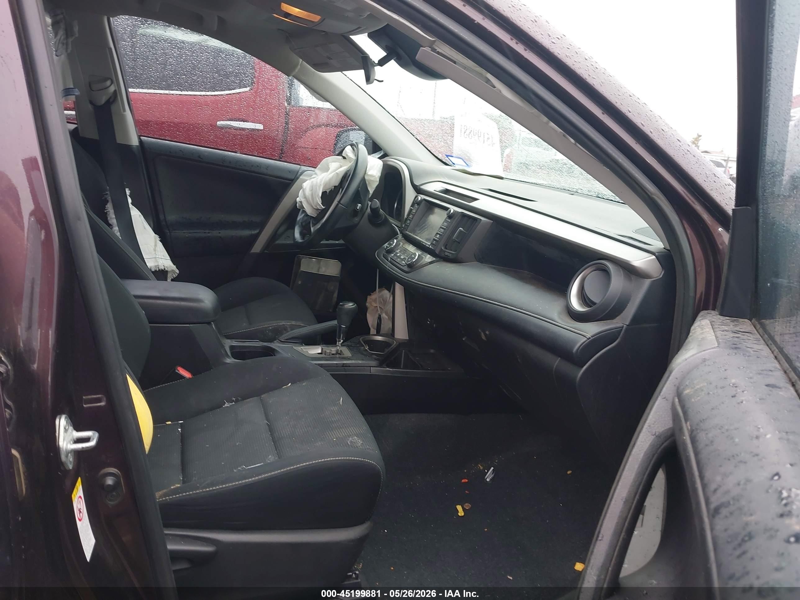 2016 Toyota Rav4 Xle Burgundy vin: 2T3WFREV7GW245403