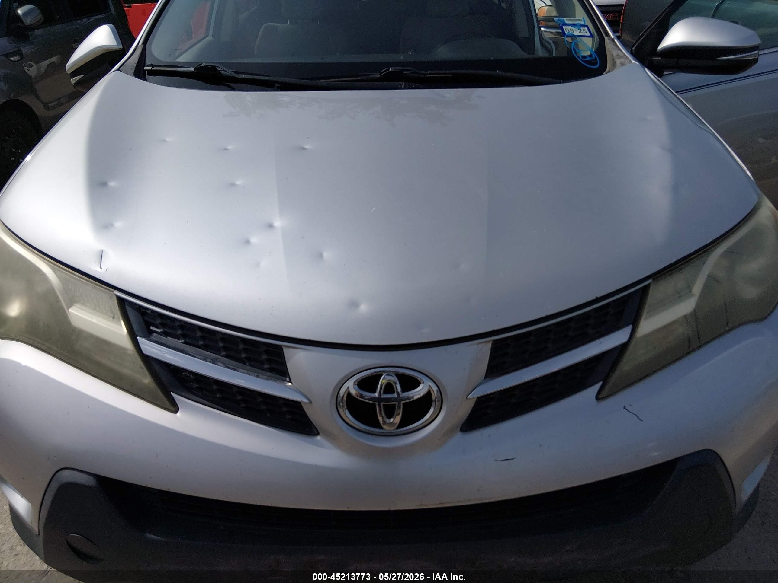 2013 Toyota Rav4 Xle Silver vin: 2T3WFREV8DW021150