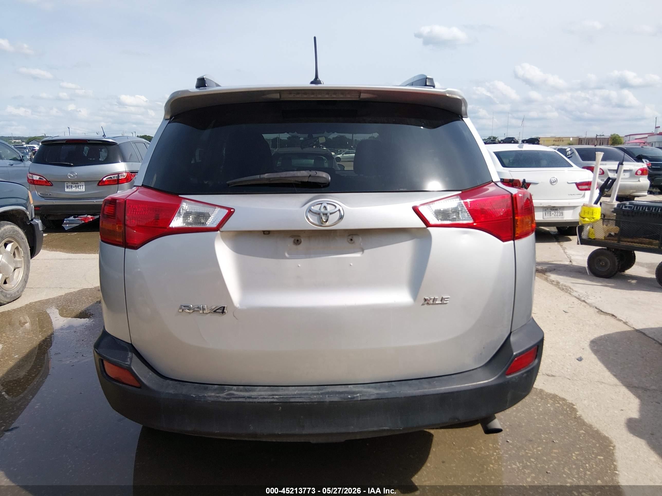 2013 Toyota Rav4 Xle Silver vin: 2T3WFREV8DW021150