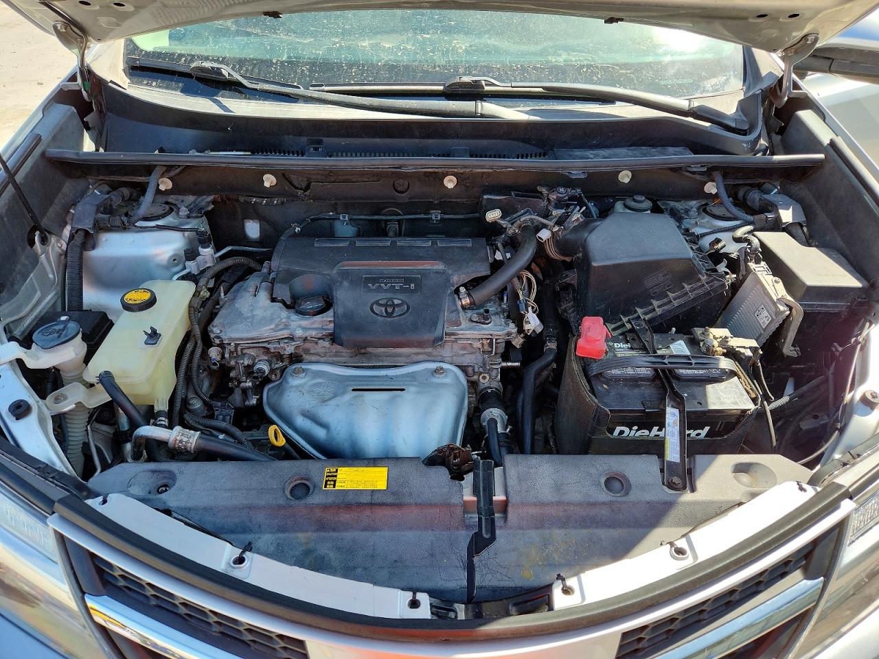 2013 Toyota Rav4 Xle Silver vin: 2T3WFREV8DW047537