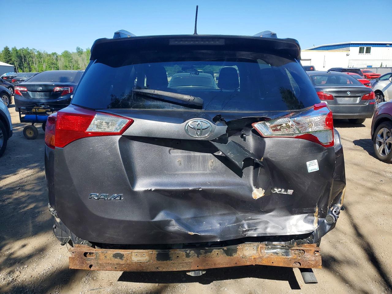2013 Toyota Rav4 Xle Gray vin: 2T3WFREV8DW048378