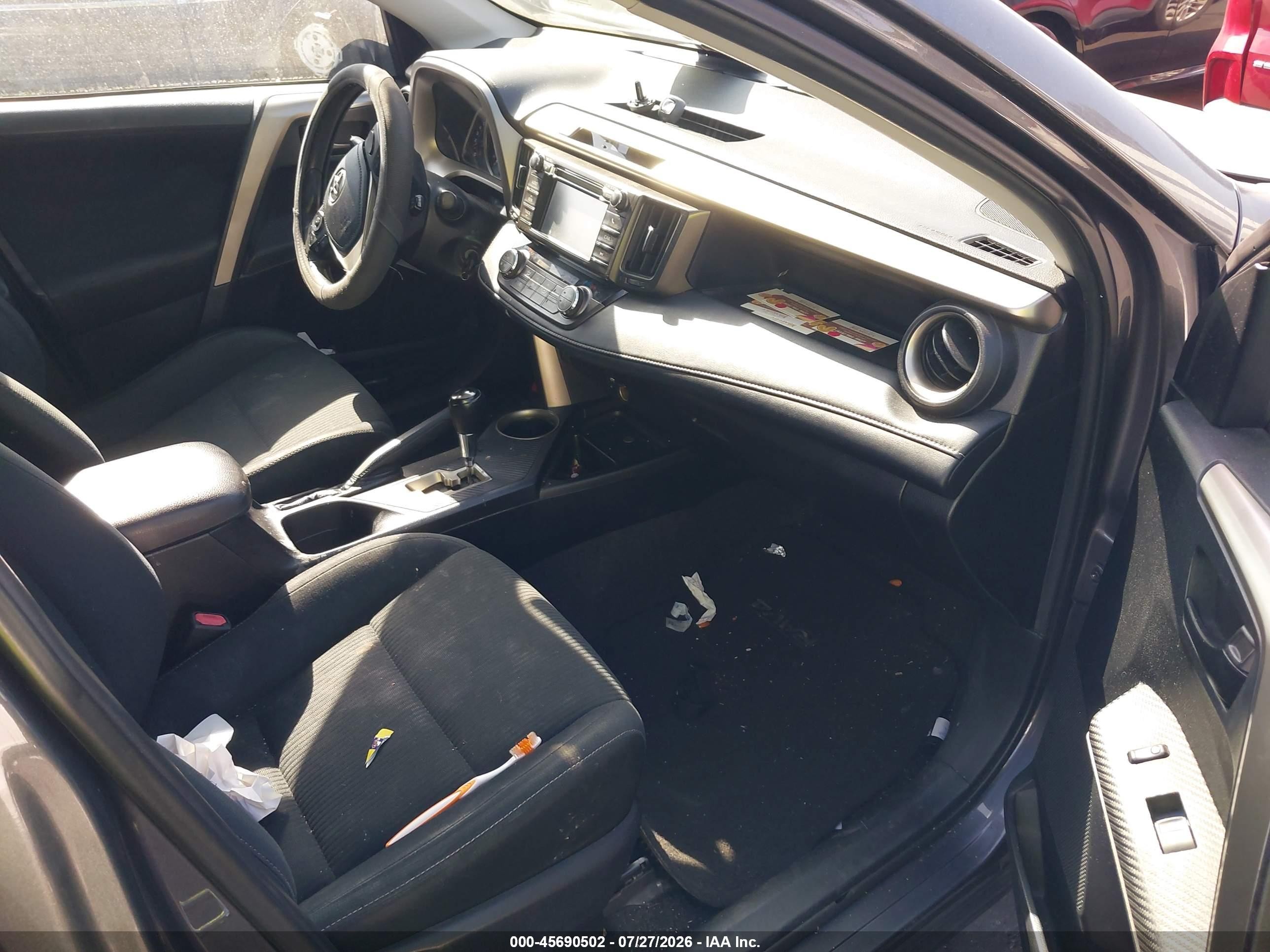 2013 Toyota Rav4 Xle Серый vin: 2T3WFREV8DW058487