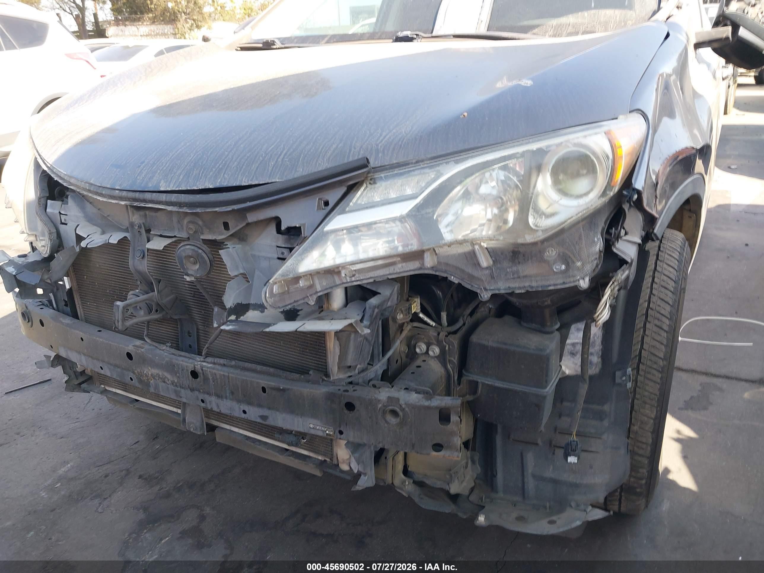 2013 Toyota Rav4 Xle Серый vin: 2T3WFREV8DW058487