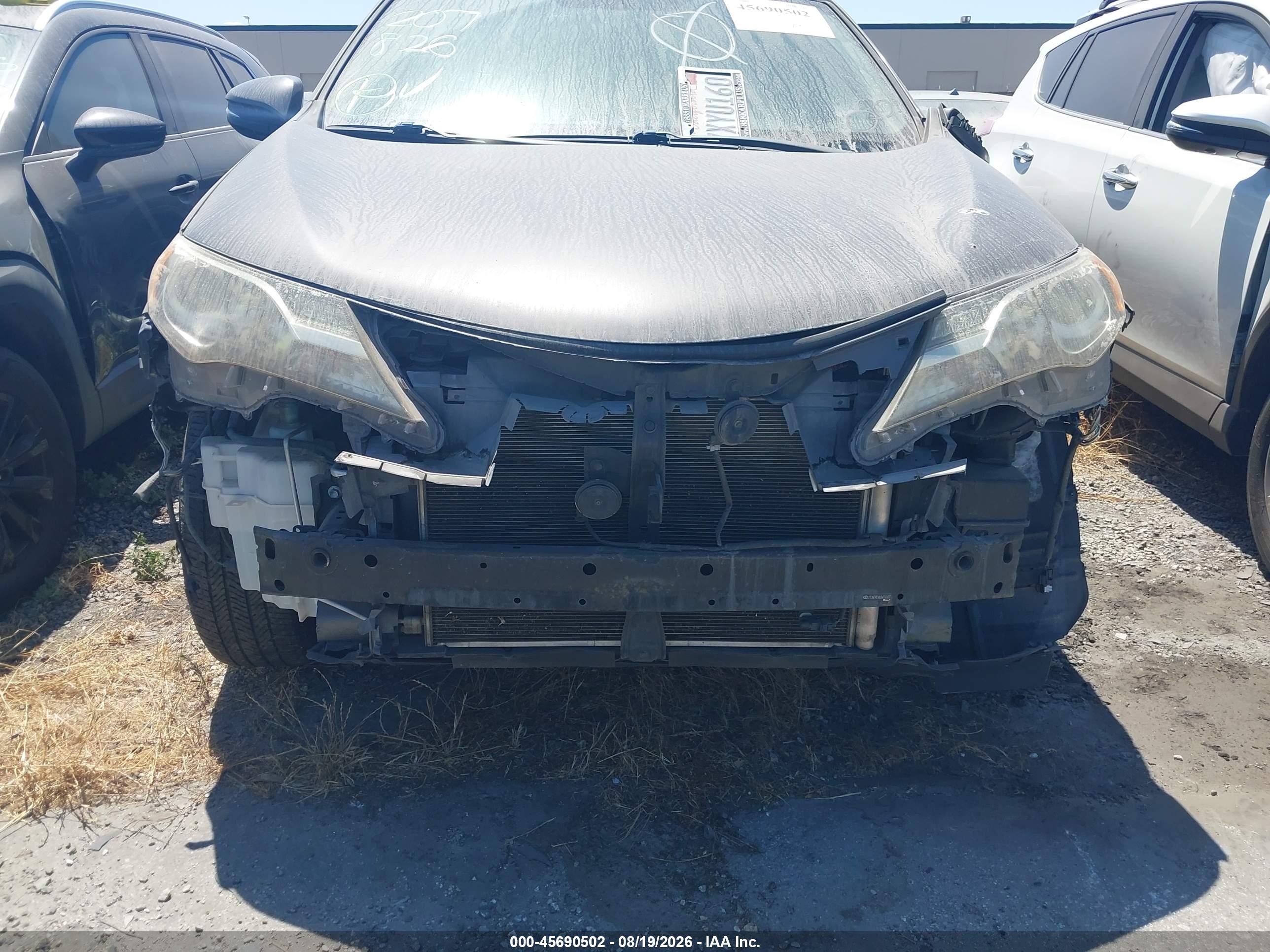 2013 Toyota Rav4 Xle Серый vin: 2T3WFREV8DW058487