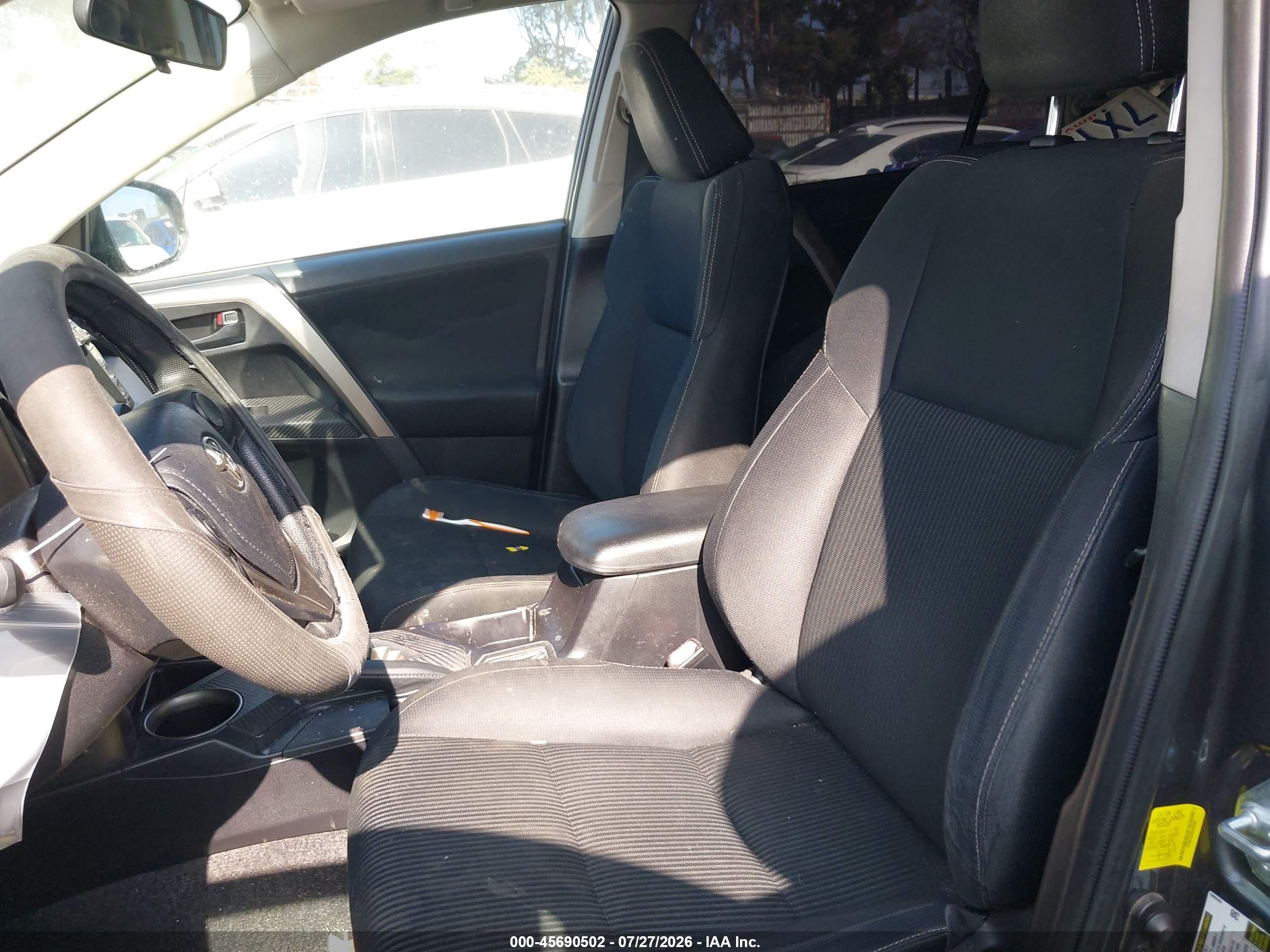 2013 Toyota Rav4 Xle Серый vin: 2T3WFREV8DW058487