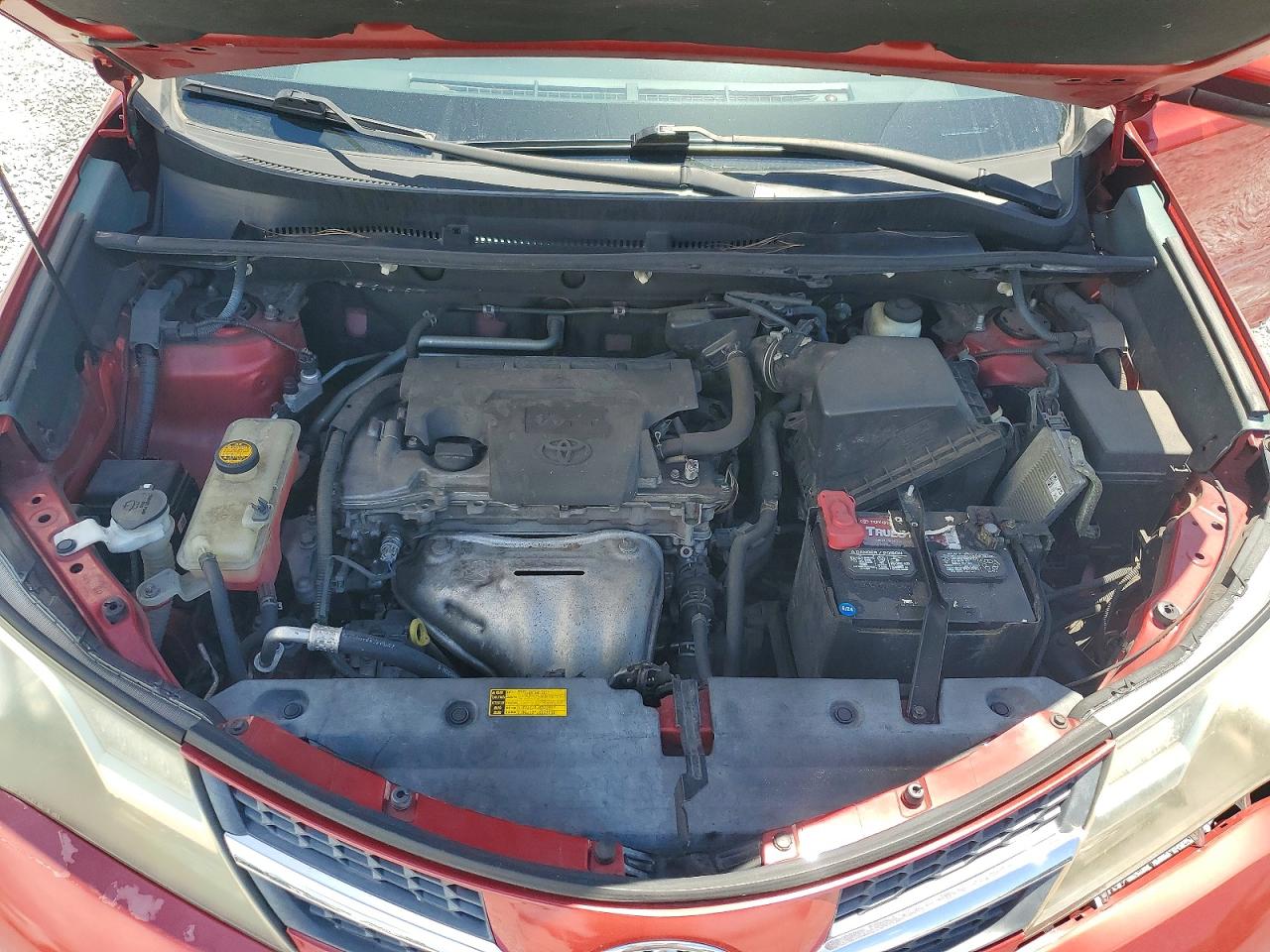 2013 Toyota Rav4 Xle Red vin: 2T3WFREV8DW061437