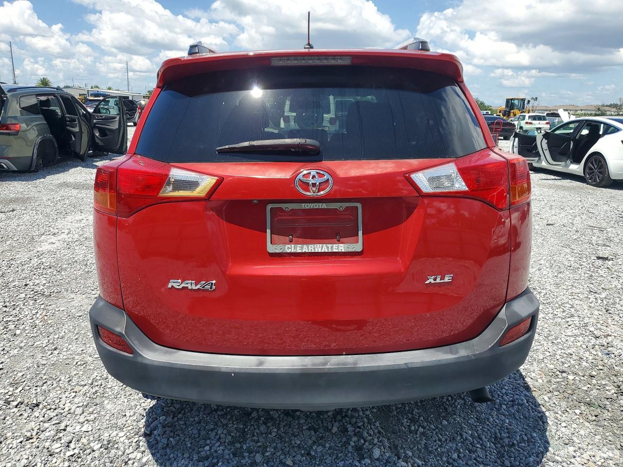 2013 Toyota Rav4 Xle Red vin: 2T3WFREV8DW061437