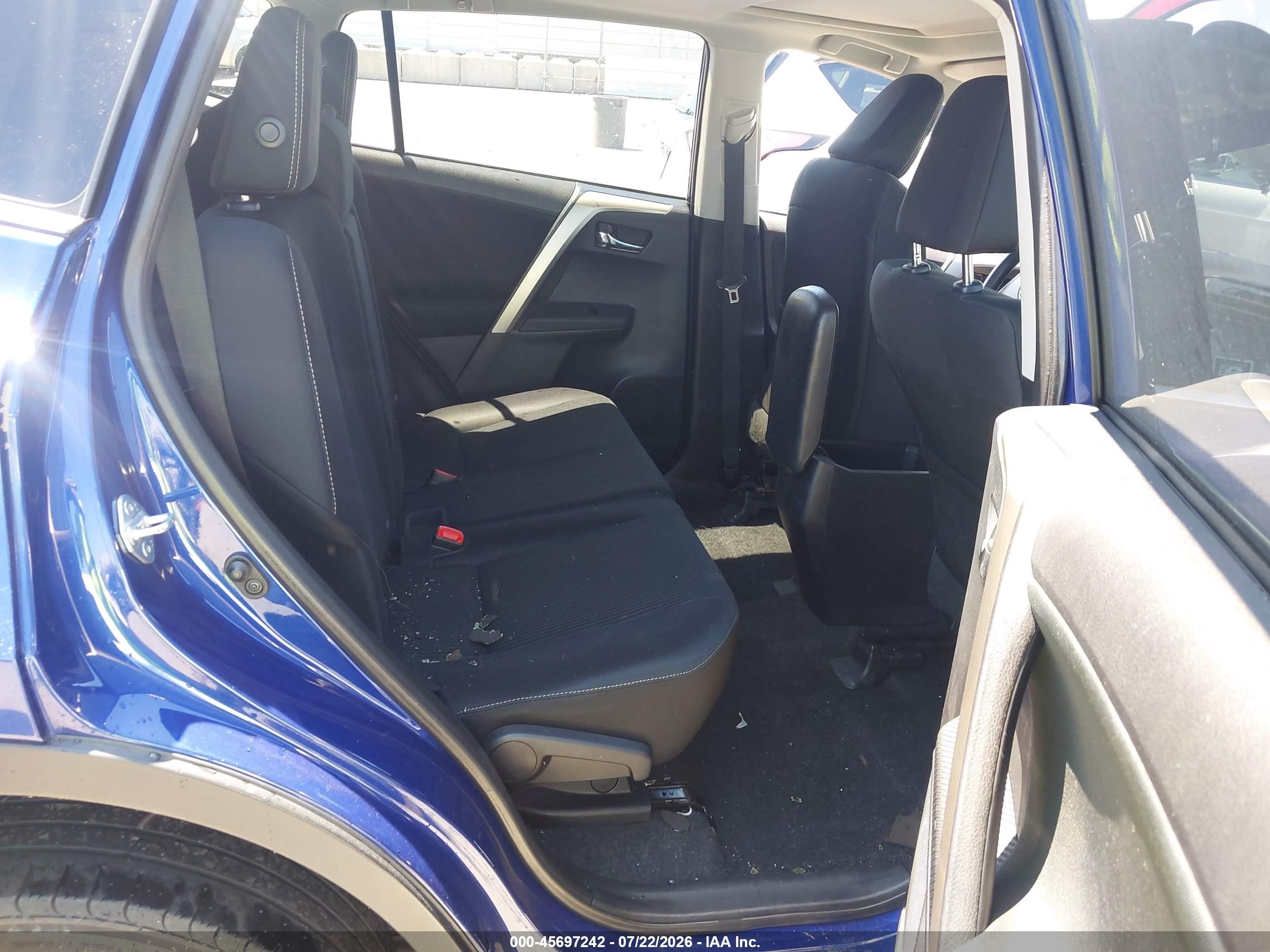 2014 Toyota Rav4 Xle Blue vin: 2T3WFREV8EW088090