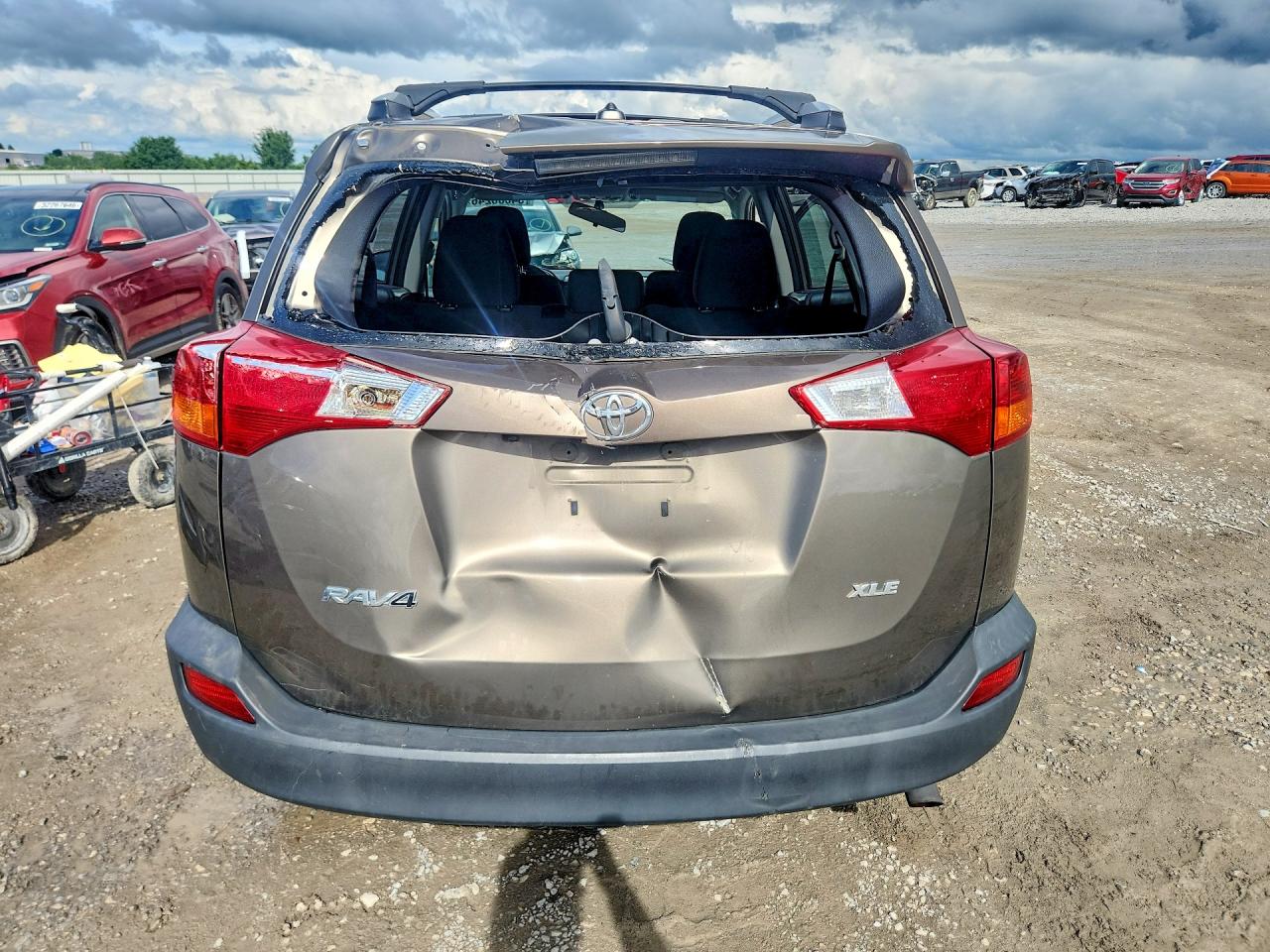 2014 Toyota Rav4 Xle Charcoal vin: 2T3WFREV8EW094388