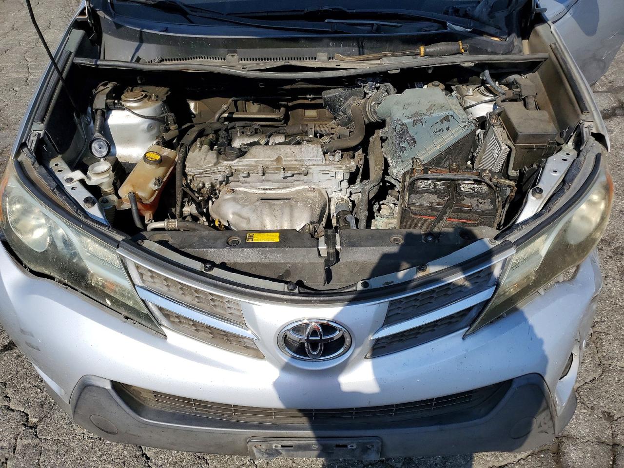 2014 Toyota Rav4 Xle Silver vin: 2T3WFREV8EW107107