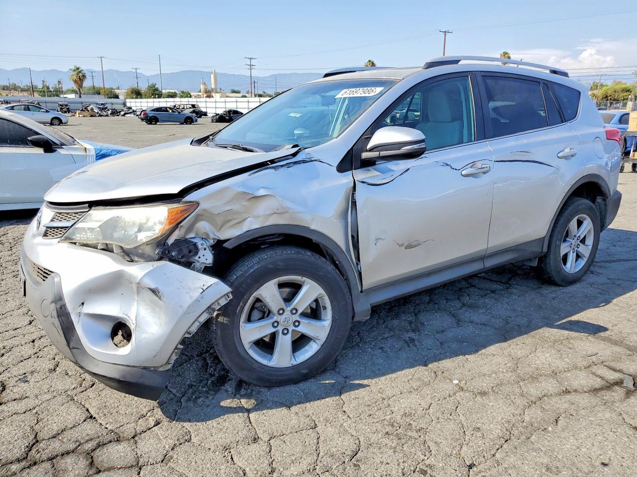 2014 Toyota Rav4 Xle Серебряный vin: 2T3WFREV8EW107107