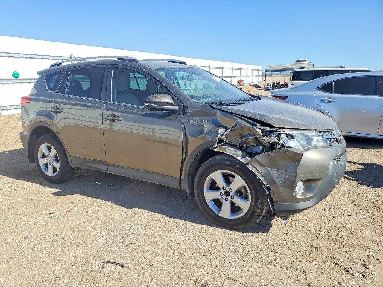 2014 Toyota Rav4 Xle Gray vin: 2T3WFREV8EW119063