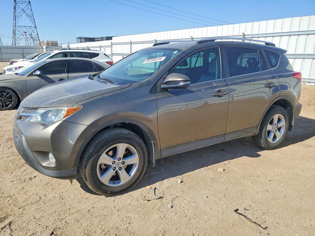 2014 Toyota Rav4 Xle Gray vin: 2T3WFREV8EW119063
