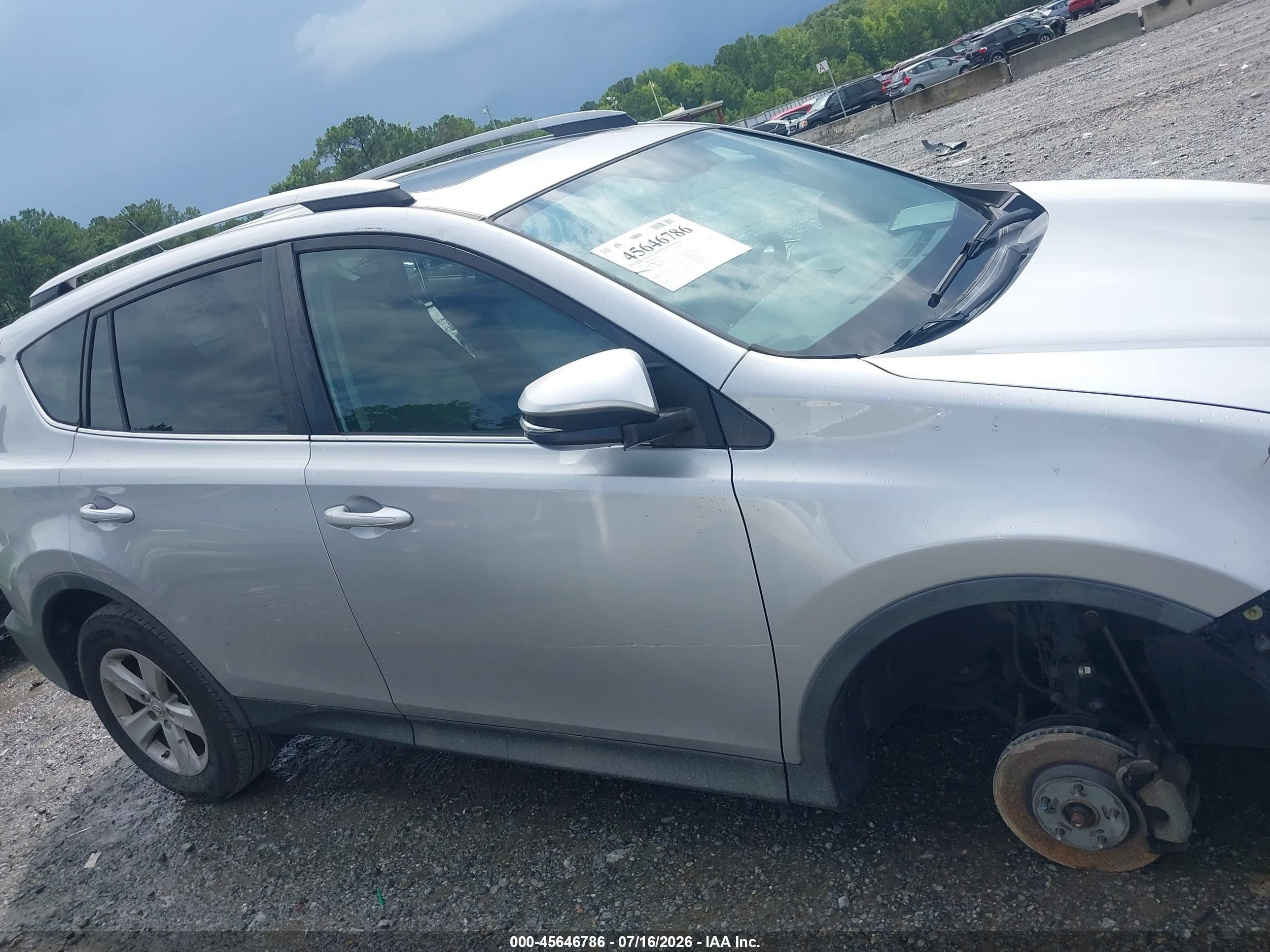 2014 Toyota Rav4 Xle Silver vin: 2T3WFREV8EW119144