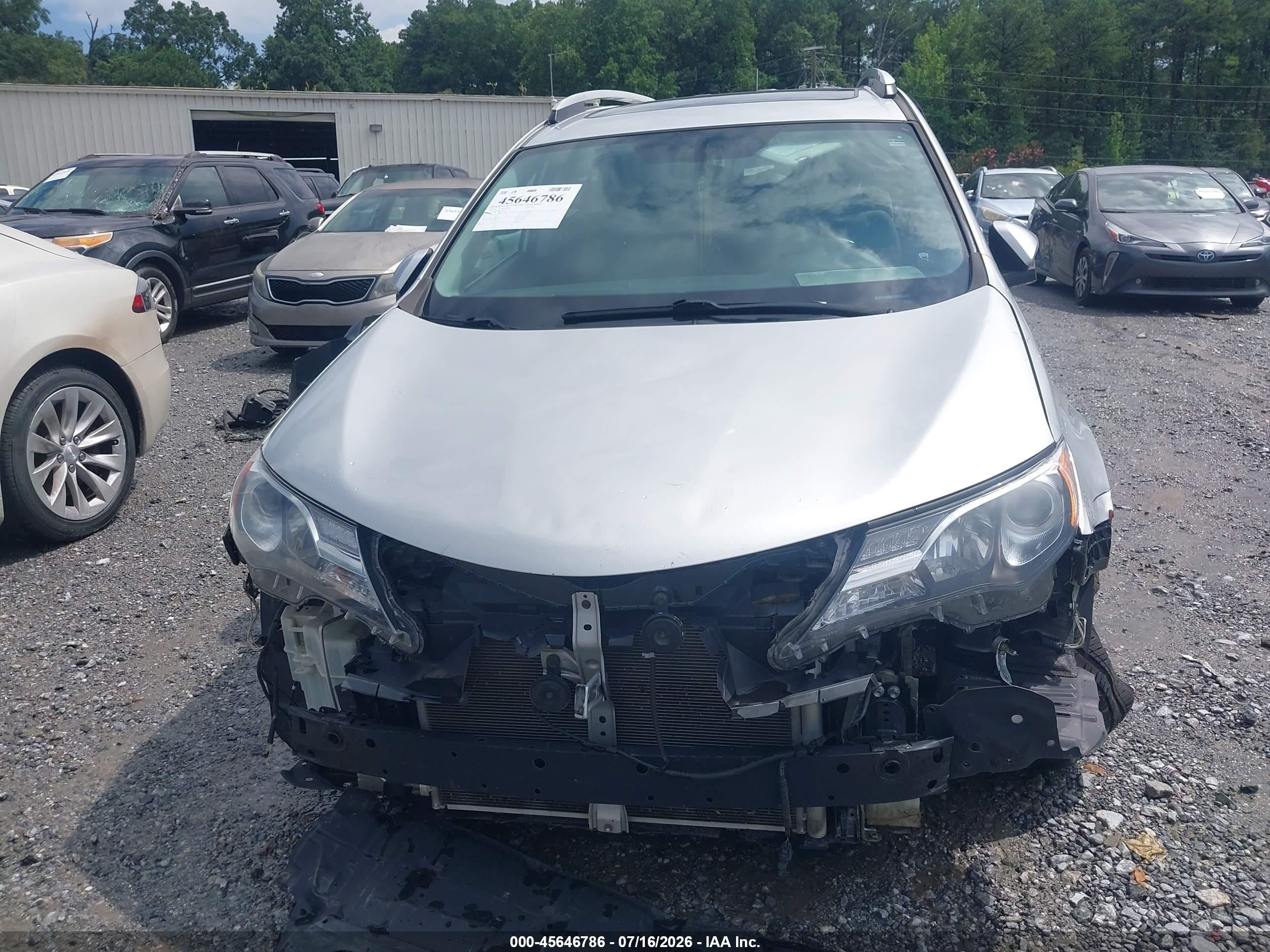 2014 Toyota Rav4 Xle Silver vin: 2T3WFREV8EW119144