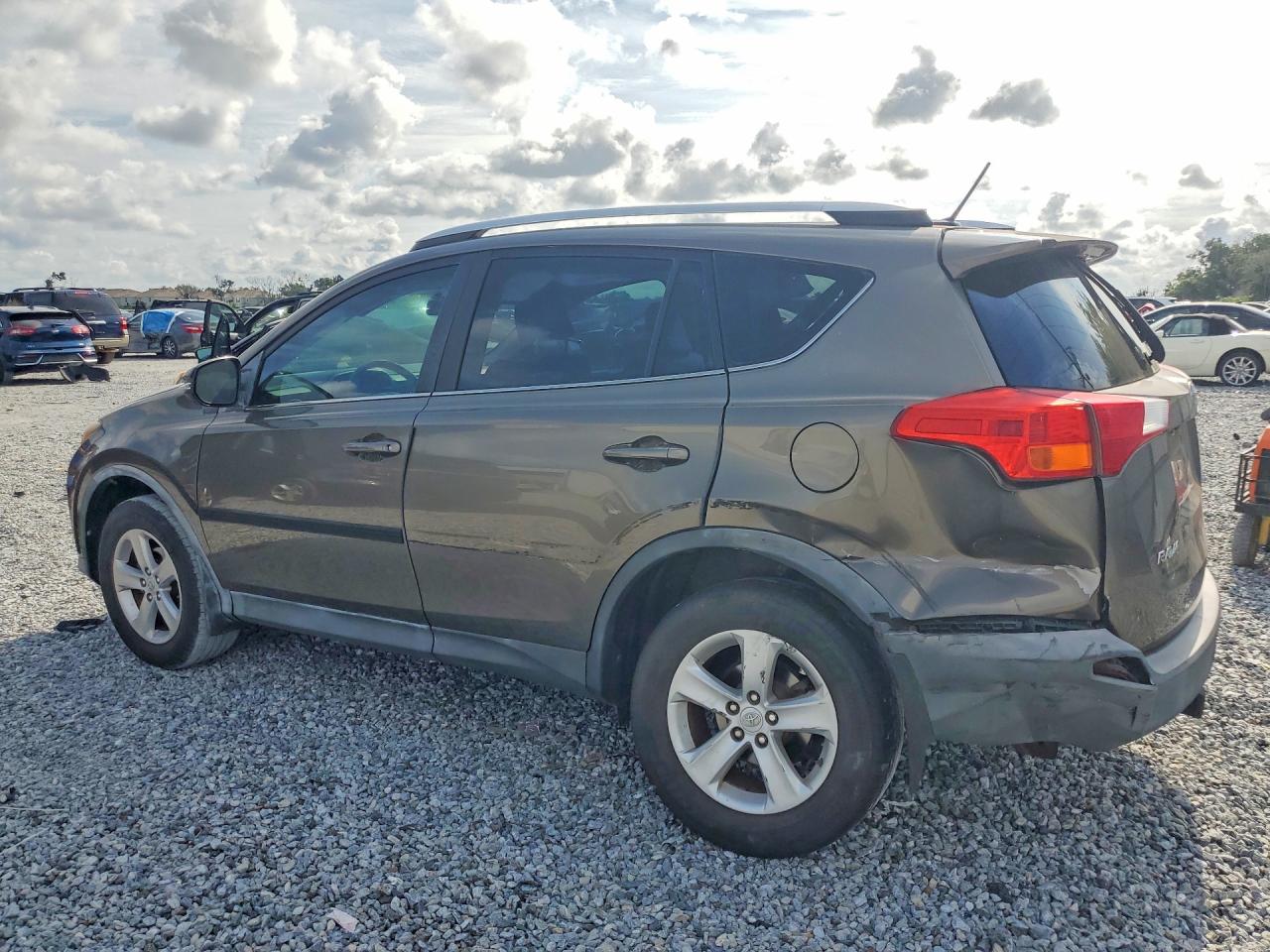 2014 Toyota Rav4 Xle Gray vin: 2T3WFREV8EW121346