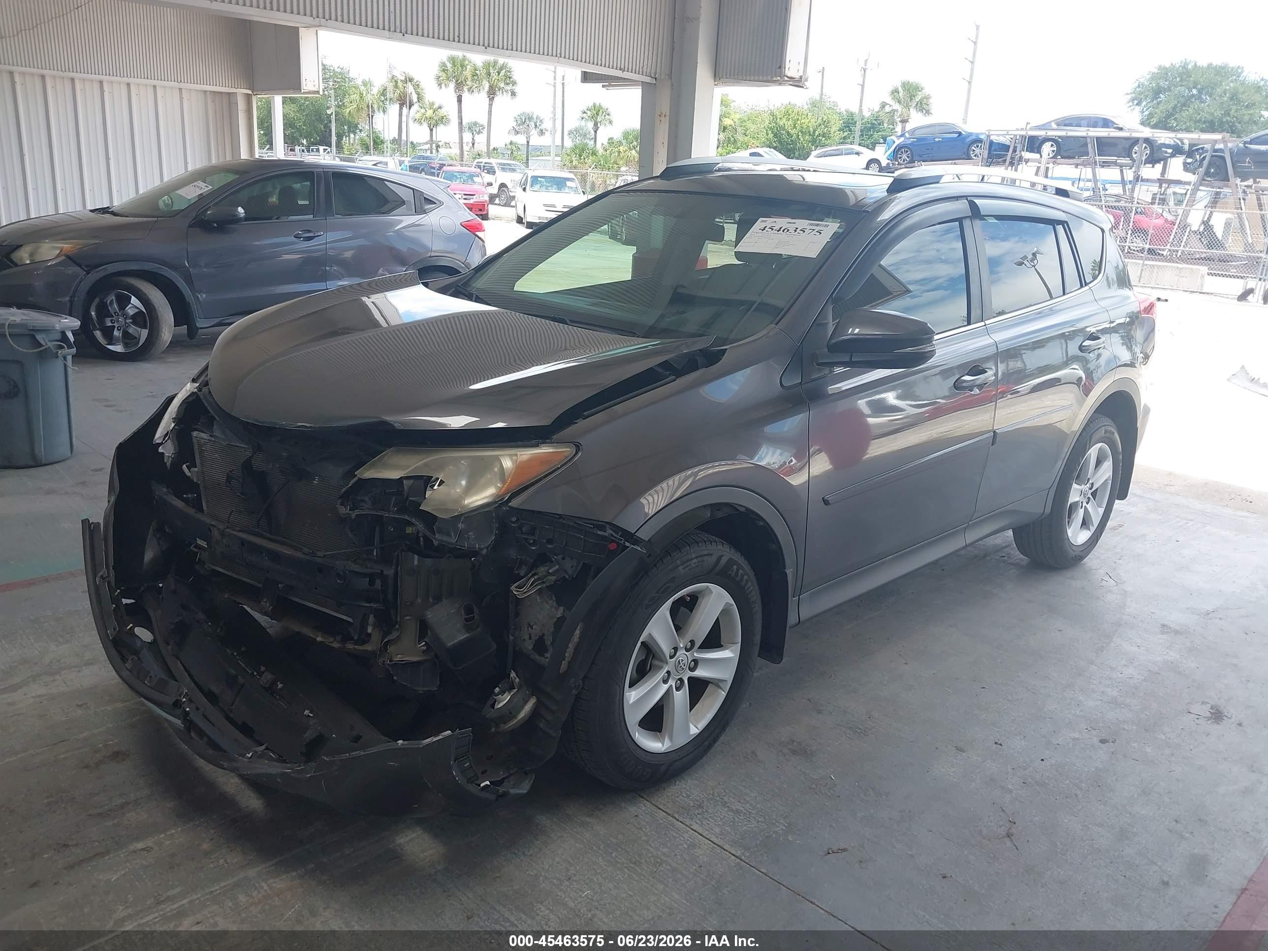 2014 Toyota Rav4 Xle Gray vin: 2T3WFREV8EW122674
