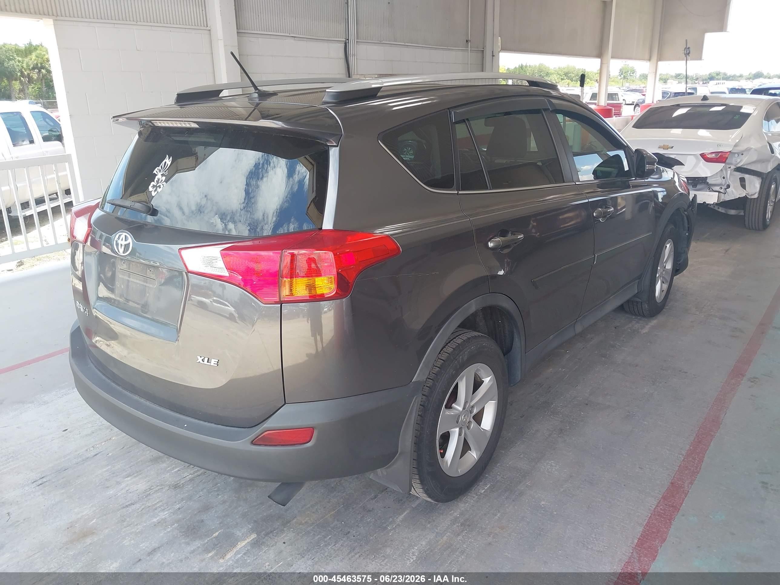 2014 Toyota Rav4 Xle Gray vin: 2T3WFREV8EW122674