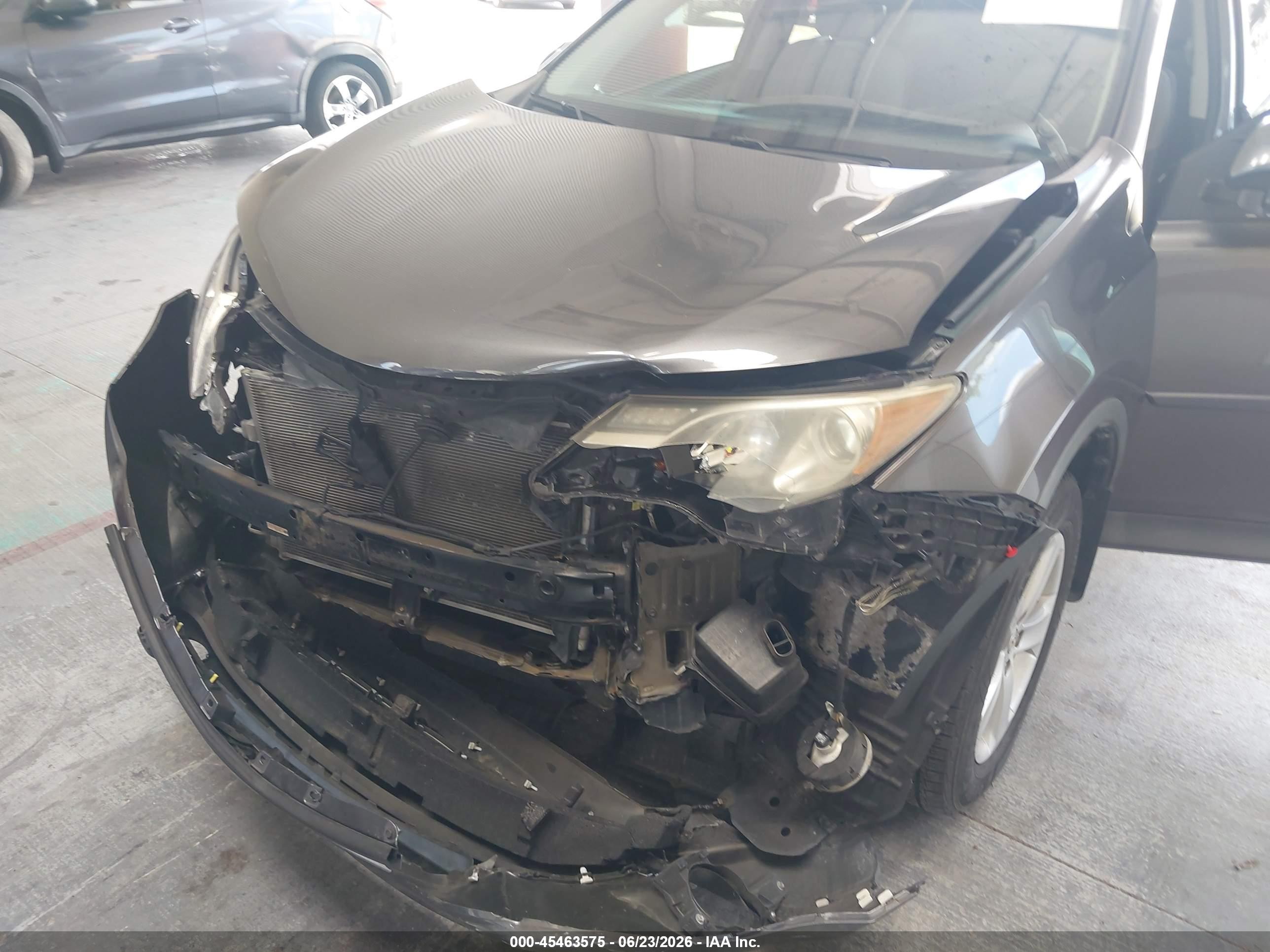 2014 Toyota Rav4 Xle Gray vin: 2T3WFREV8EW122674