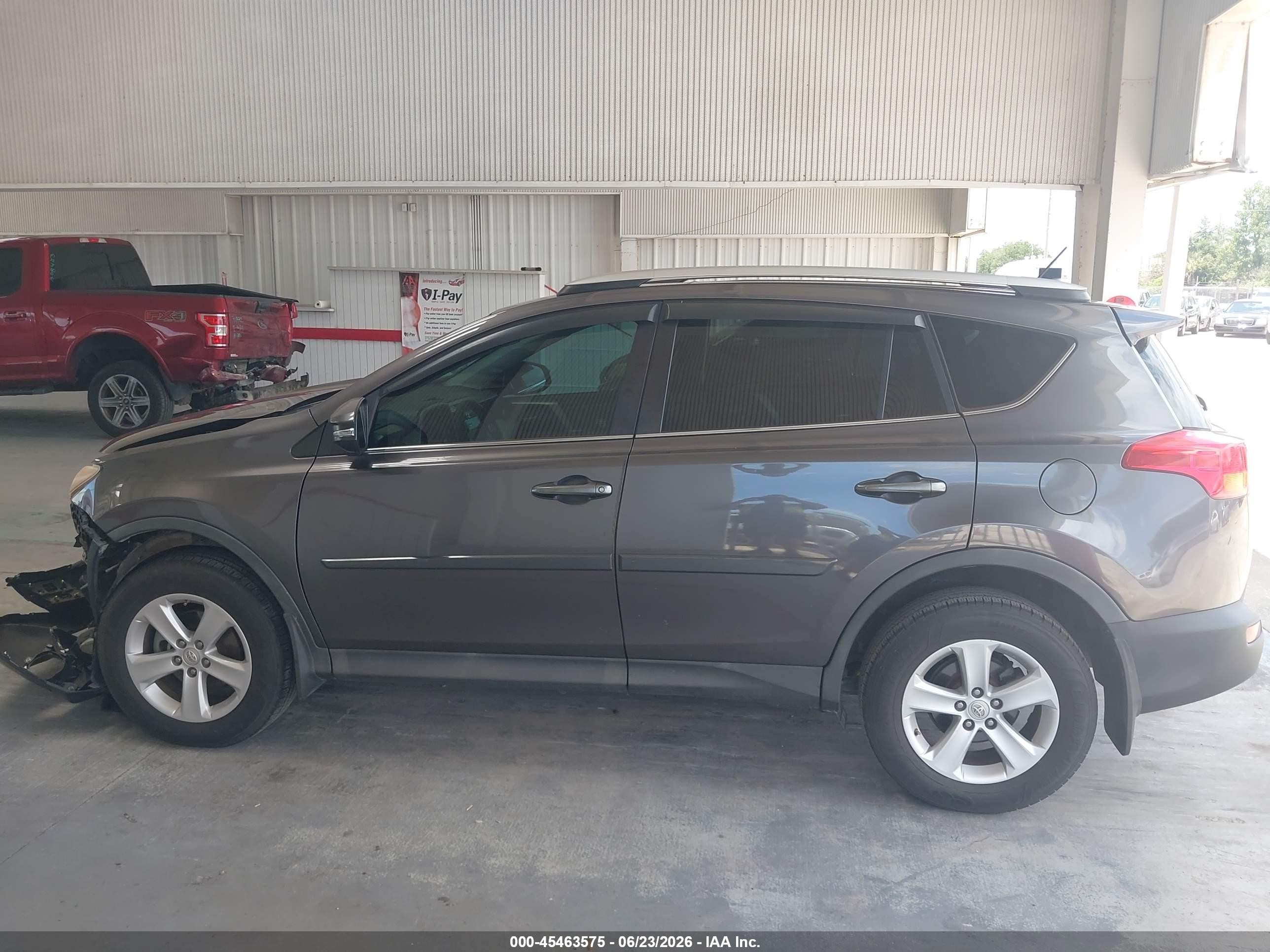 2014 Toyota Rav4 Xle Gray vin: 2T3WFREV8EW122674
