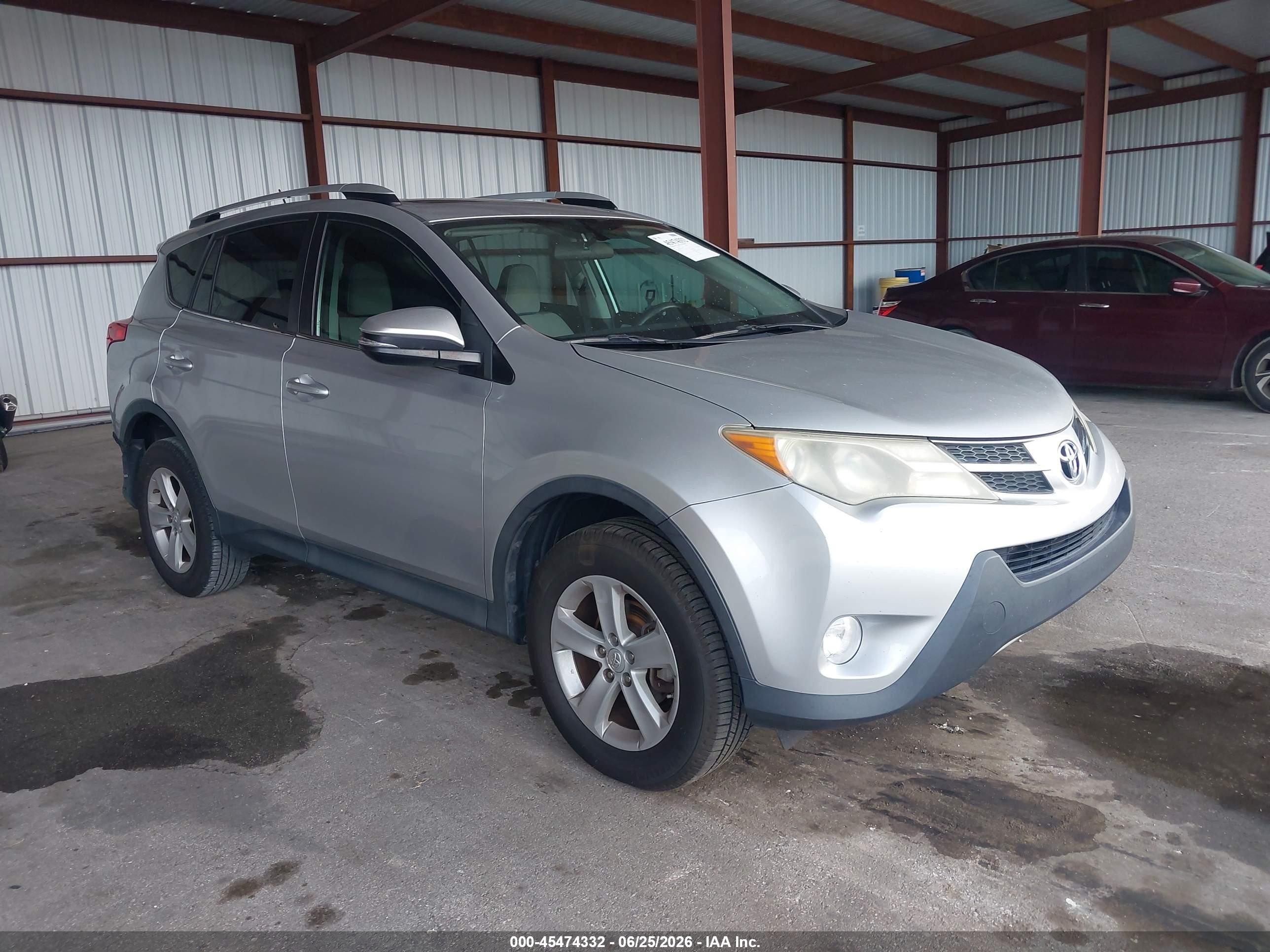 2014 Toyota Rav4 Xle Silver vin: 2T3WFREV8EW124800