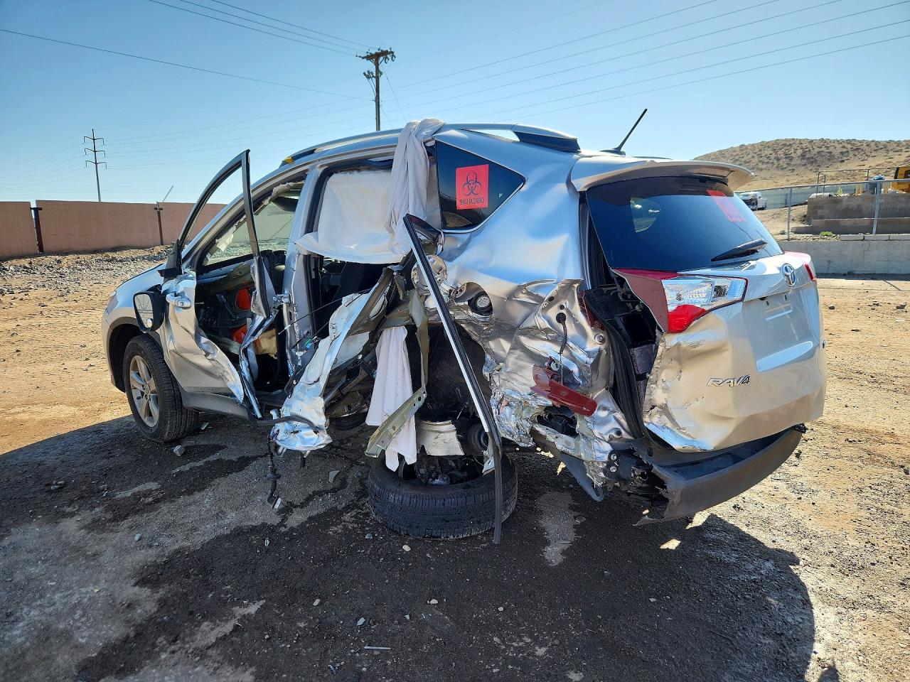 2014 Toyota Rav4 Xle Silver vin: 2T3WFREV8EW129401