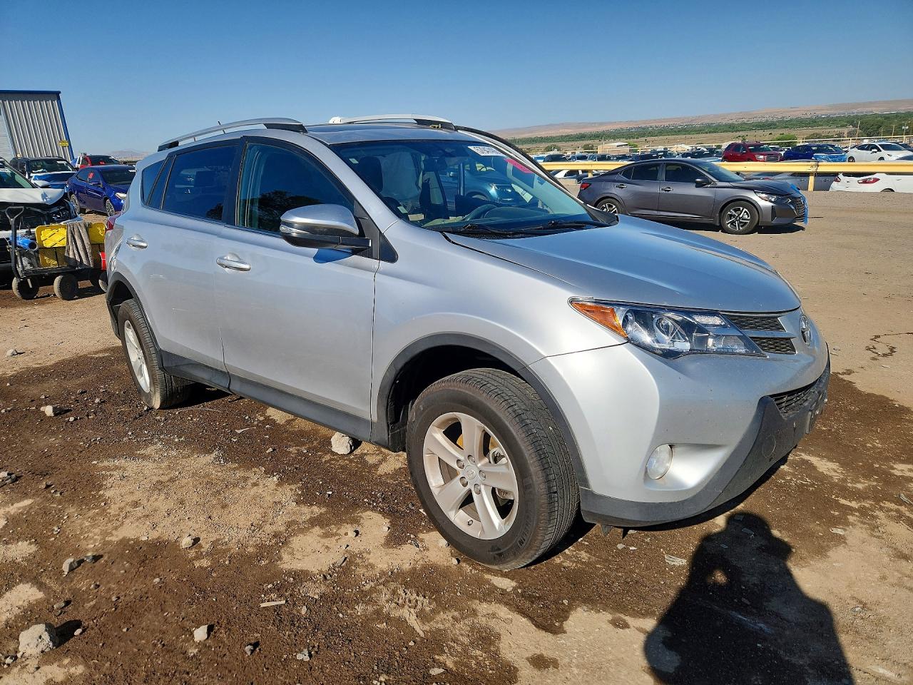 2014 Toyota Rav4 Xle Silver vin: 2T3WFREV8EW129401