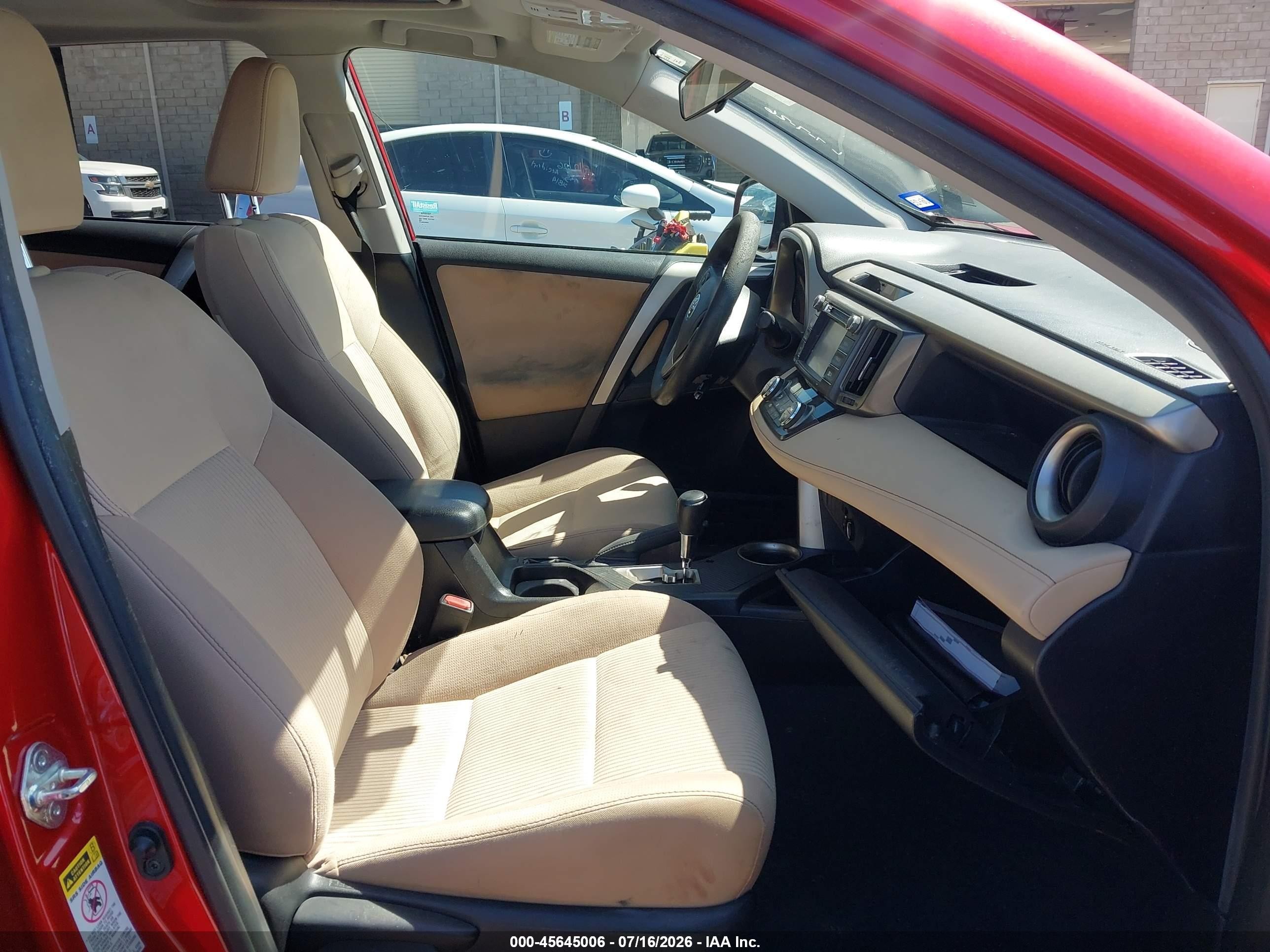 2015 Toyota Rav4 Xle Red vin: 2T3WFREV8FW160410