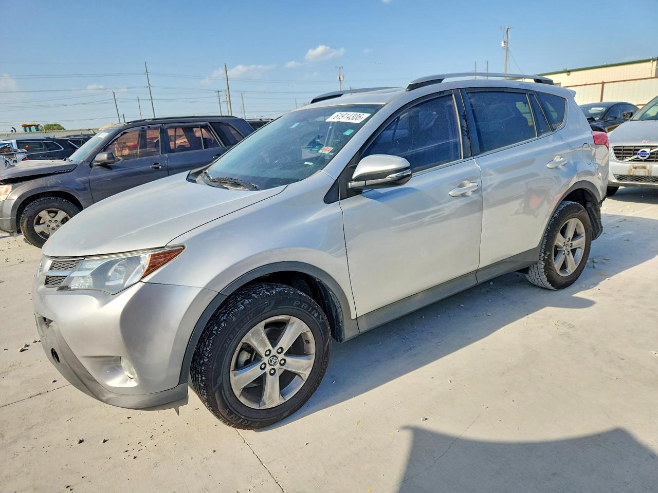 2015 Toyota Rav4 Xle Silver vin: 2T3WFREV8FW224980