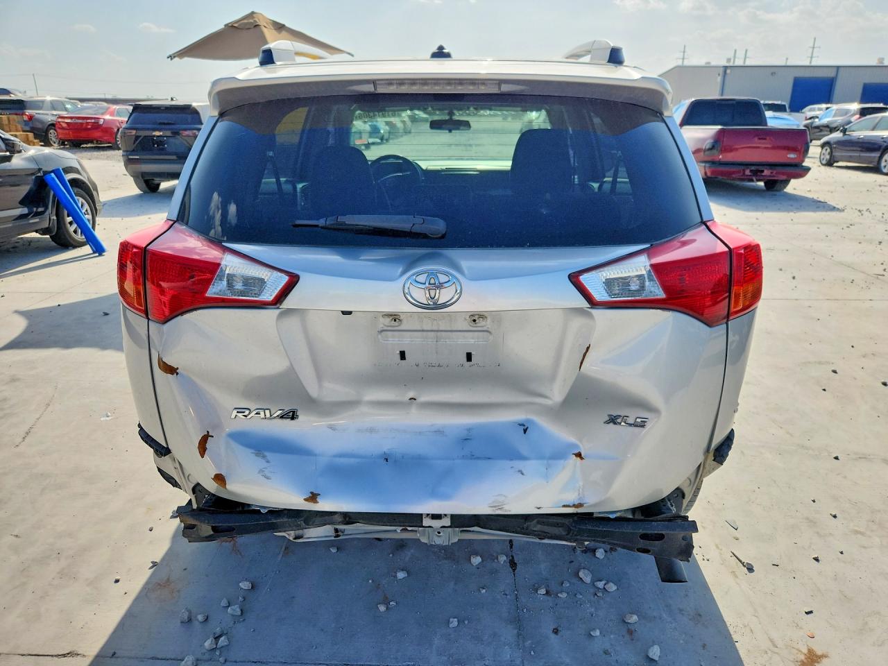 2015 Toyota Rav4 Xle Silver vin: 2T3WFREV8FW224980