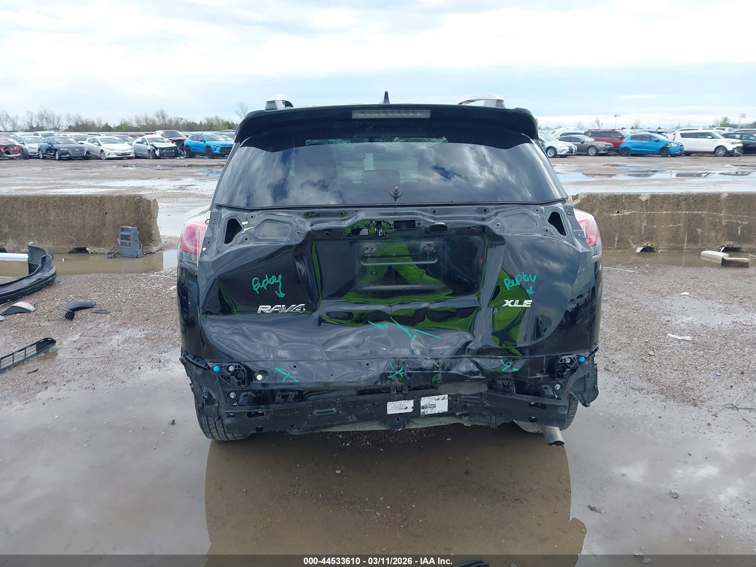 2016 Toyota Rav4 Xle Black vin: 2T3WFREV8GW274814