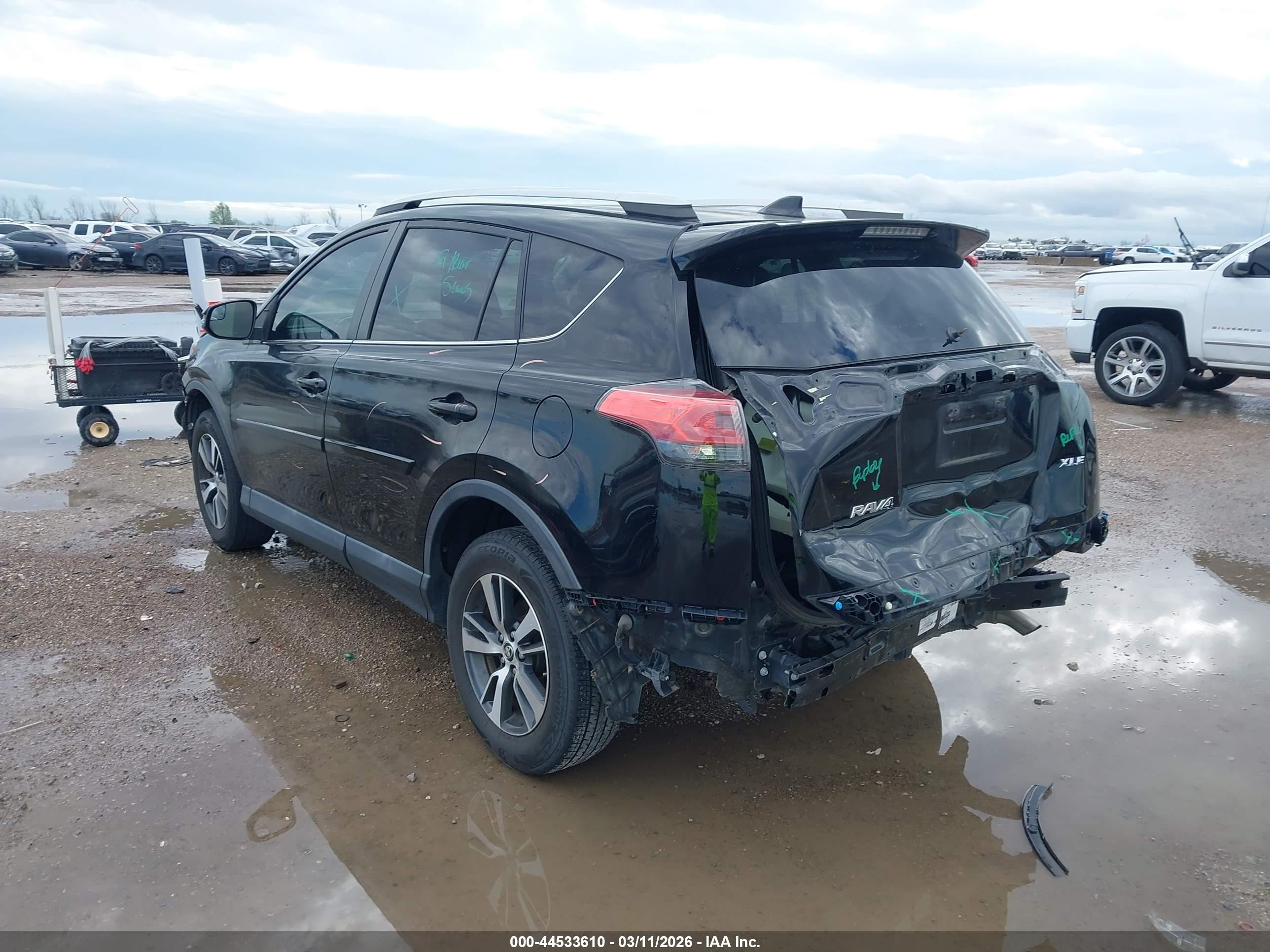 2016 Toyota Rav4 Xle Black vin: 2T3WFREV8GW274814