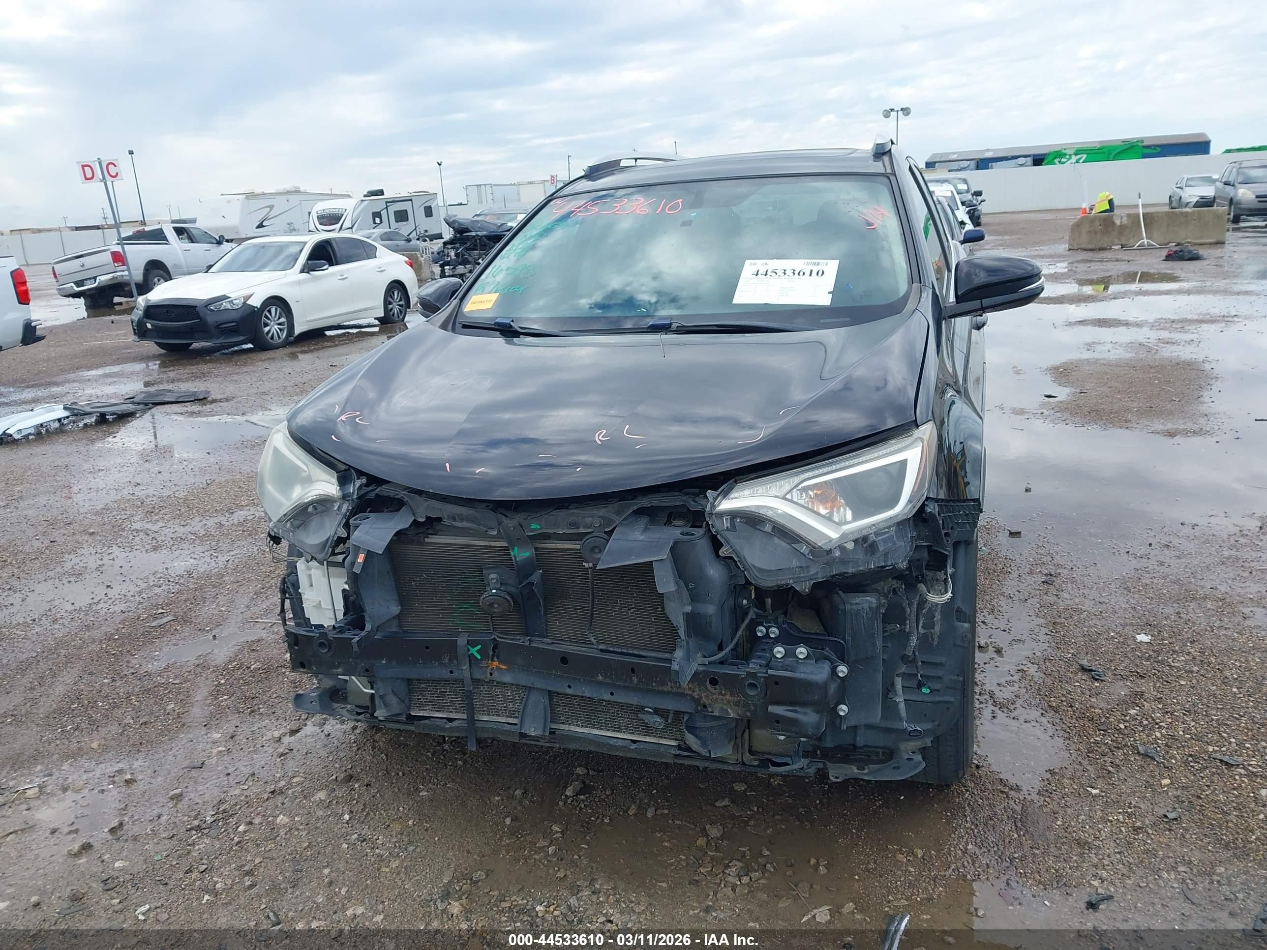 2016 Toyota Rav4 Xle Black vin: 2T3WFREV8GW274814
