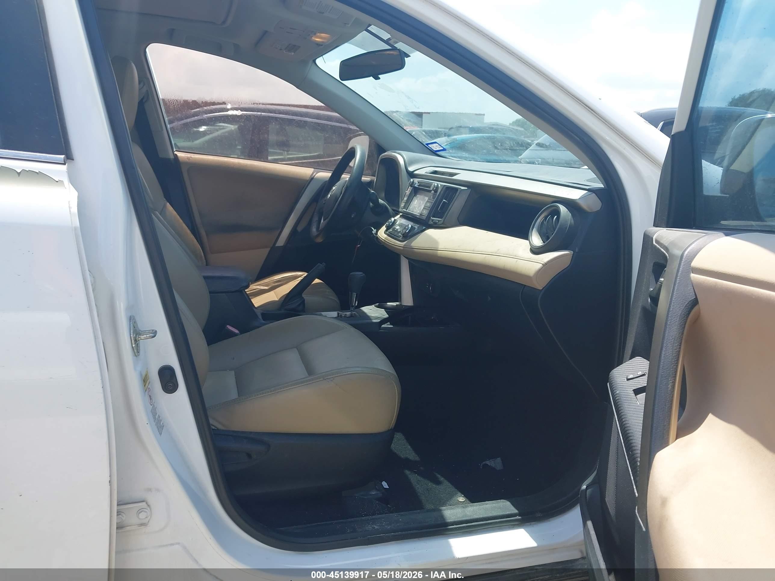 2013 Toyota Rav4 Xle White vin: 2T3WFREV9DW030245