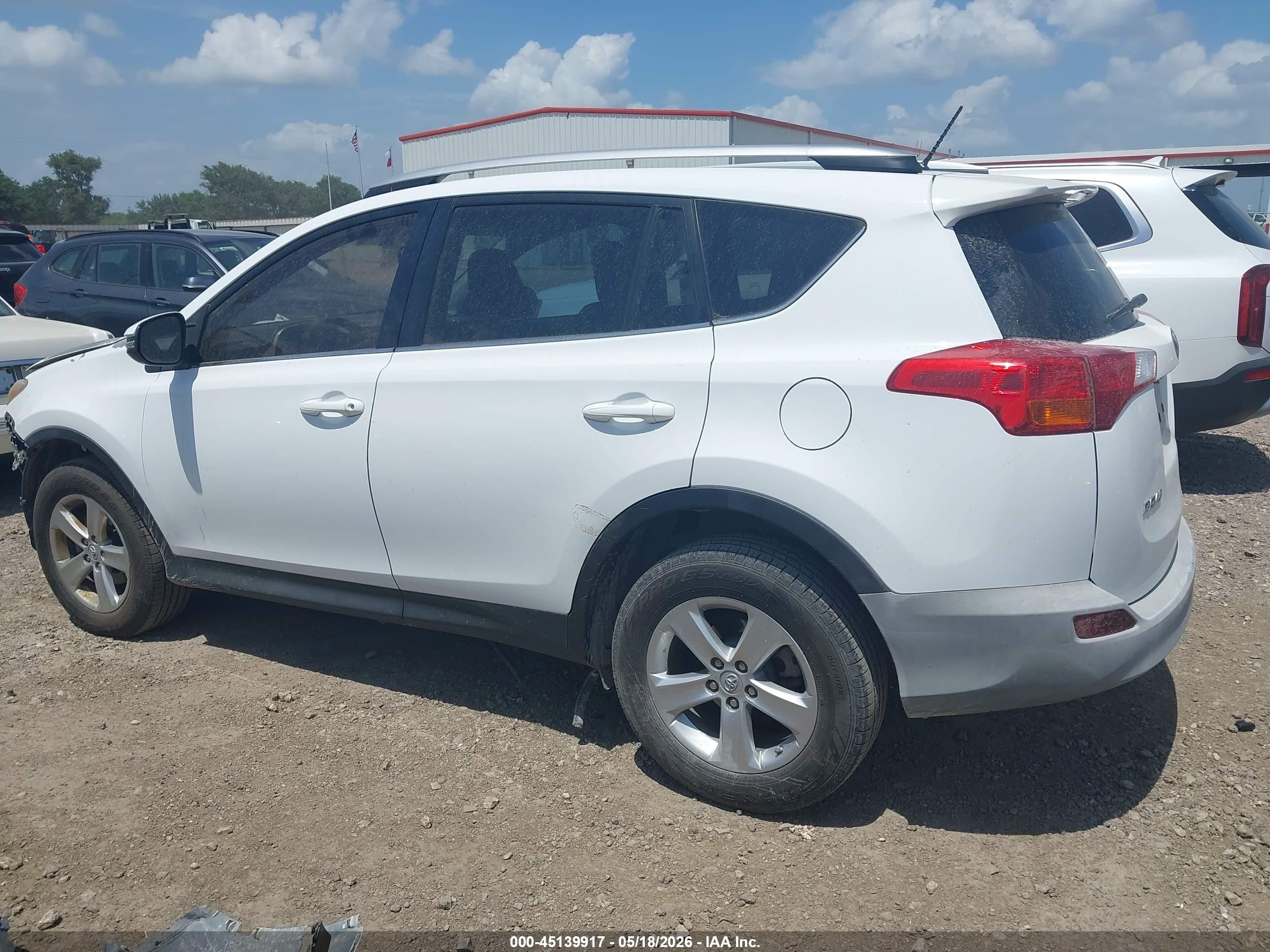 2013 Toyota Rav4 Xle White vin: 2T3WFREV9DW030245