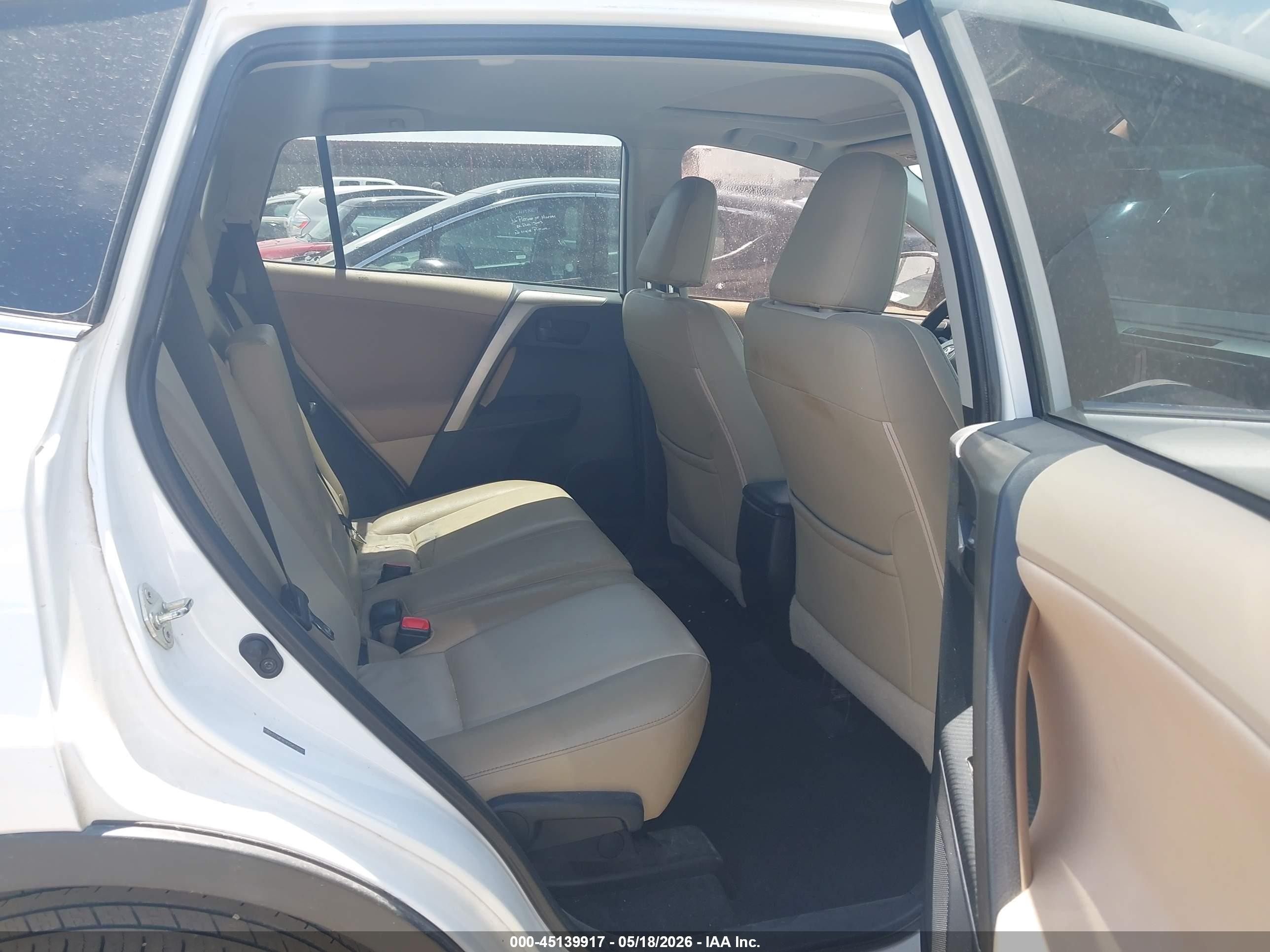 2013 Toyota Rav4 Xle White vin: 2T3WFREV9DW030245