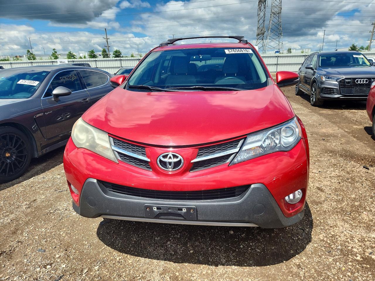 2013 Toyota Rav4 Xle Red vin: 2T3WFREV9DW049992