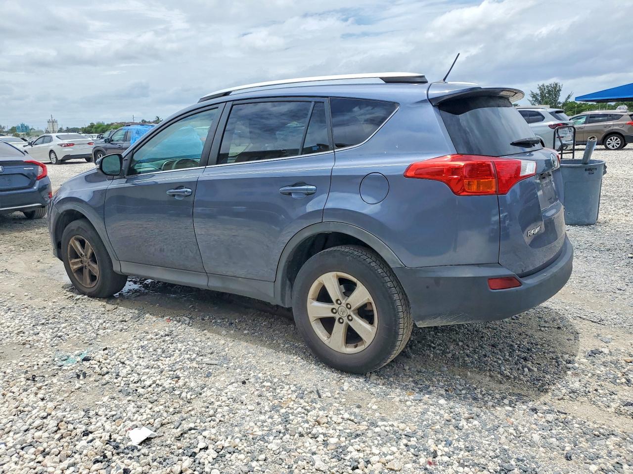 2013 Toyota Rav4 Xle Blue vin: 2T3WFREV9DW059907