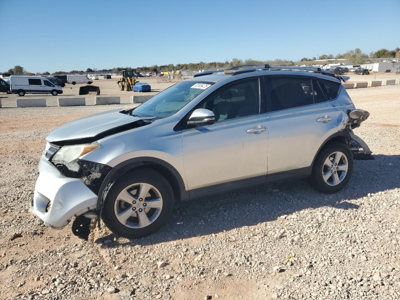 2013 Toyota Rav4 Xle Серебряный vin: 2T3WFREV9DW059969