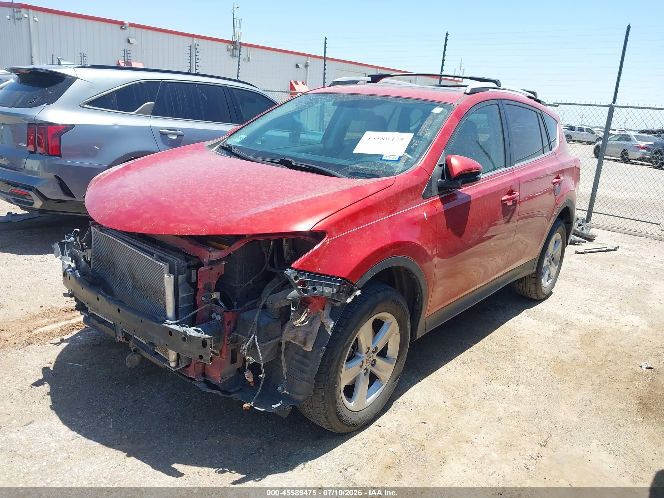 2014 Toyota Rav4 Xle Red vin: 2T3WFREV9EW093041