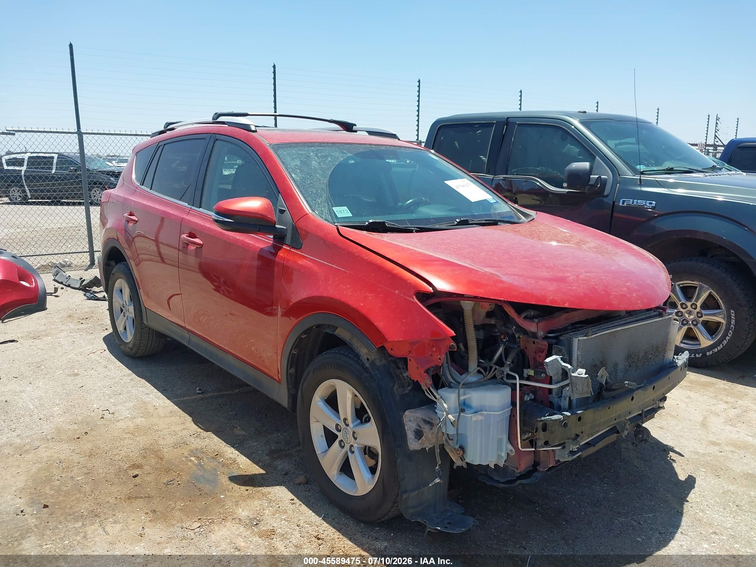 2014 Toyota Rav4 Xle Red vin: 2T3WFREV9EW093041